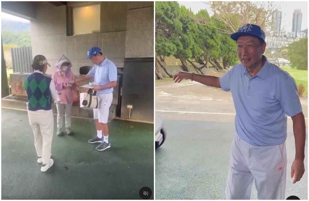 鴻海集團創辦人郭台銘淡出集團事務後，早過著逍遙愜意的樂活人生。（翻攝自Threads/yenfusean）
