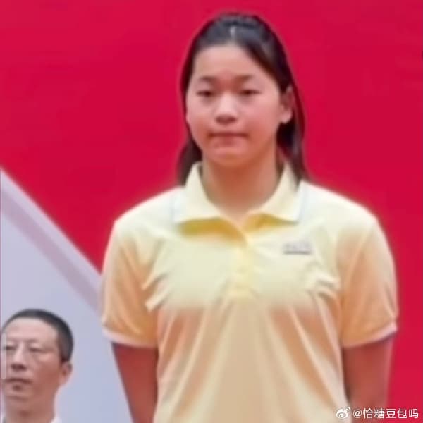 全紅嬋微微發福,照片引起網友熱議。(翻攝自微博)