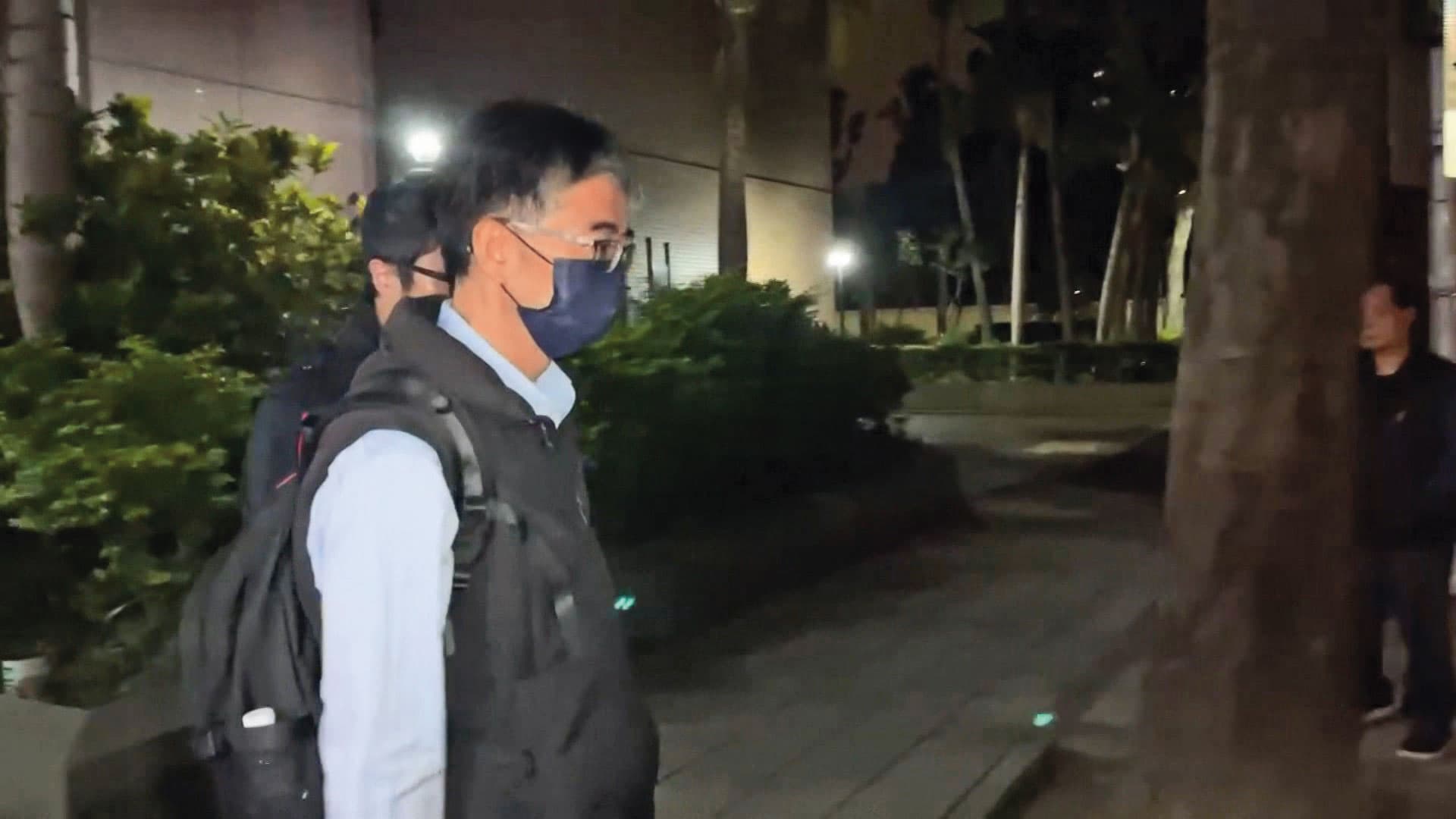 曦工程港灣工程部經理陳建中遭約談後請回。（鏡新聞提供）