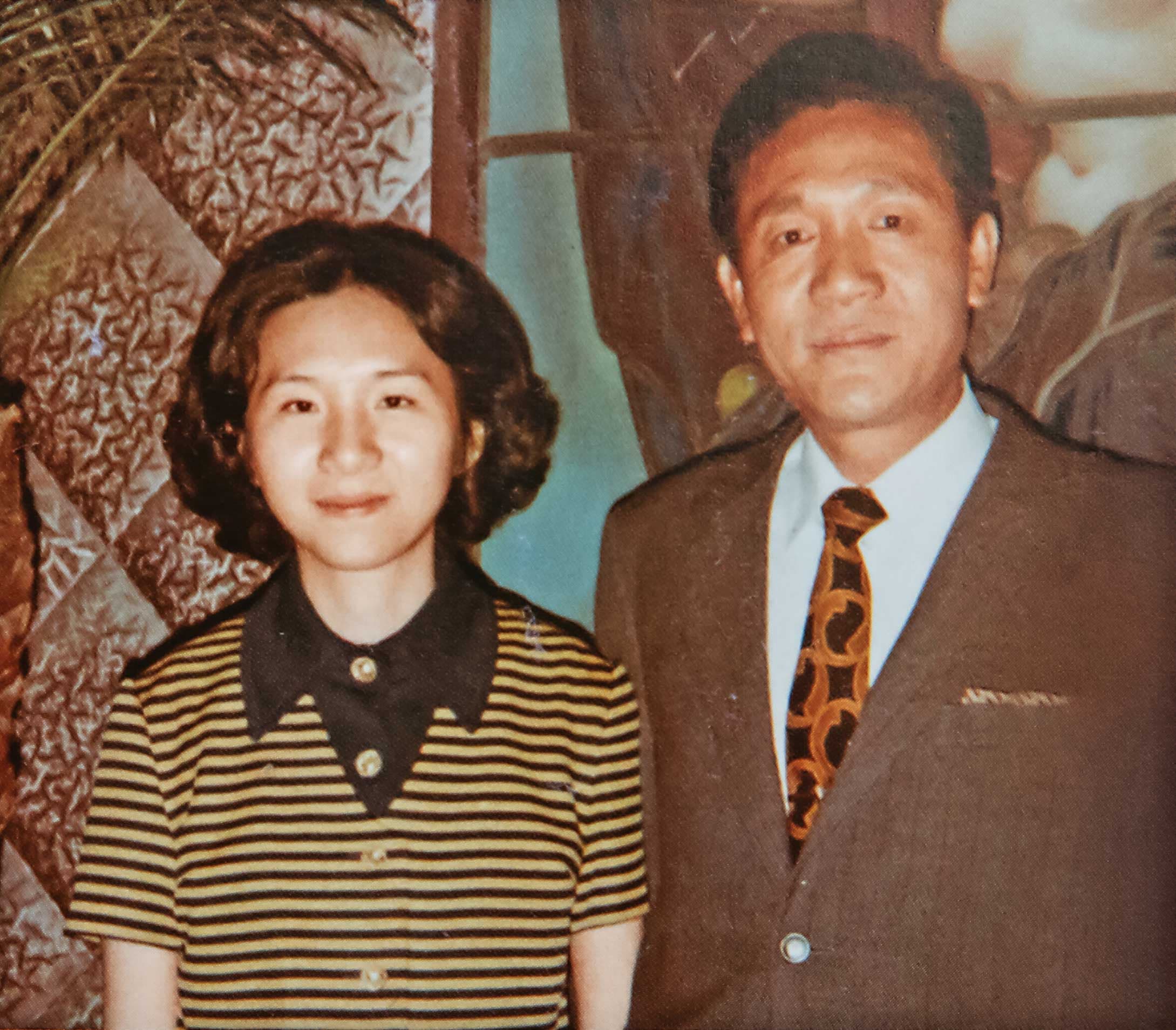 侯翠杏（左）是侯政廷（右）的掌上明珠，身為長女卻不接班。（侯翠杏提供）