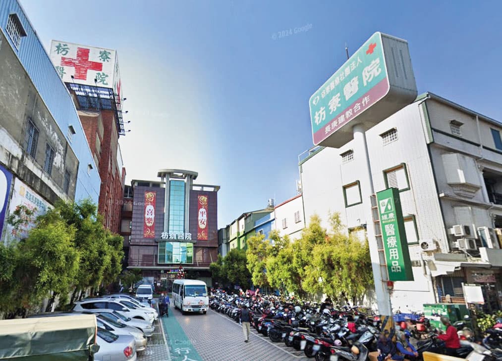 檢警認為李雙全在妻子於枋寮醫院觀察期間,用預藏針筒向其注射不明毒物,導致死亡。(翻攝自Google Maps)