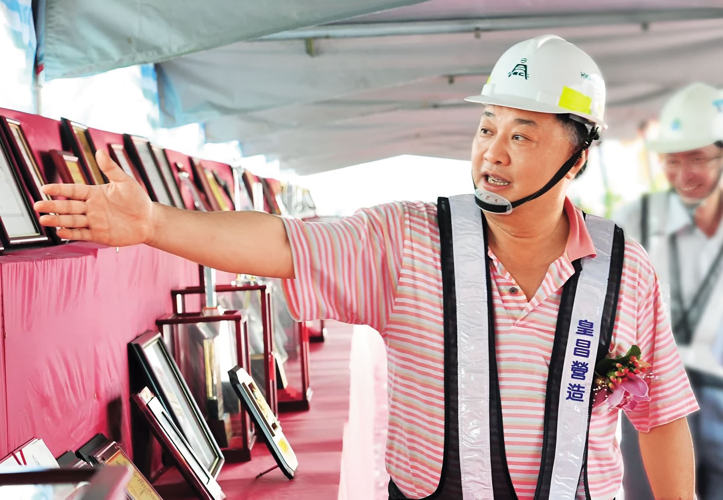 皇昌集團由董座江程金領軍，搶下中油三接後，對台電四接也勢在必得。（翻攝豐鑫皇昌集團官網）