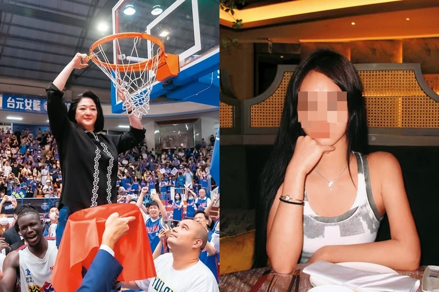 嚴陳莉蓮私底下反對女兒（右圖）與吳季穎交往。左圖為今年SBL總冠軍賽裕隆獲勝封王。（翻攝裕隆納智捷籃球隊臉書、當事人IG）