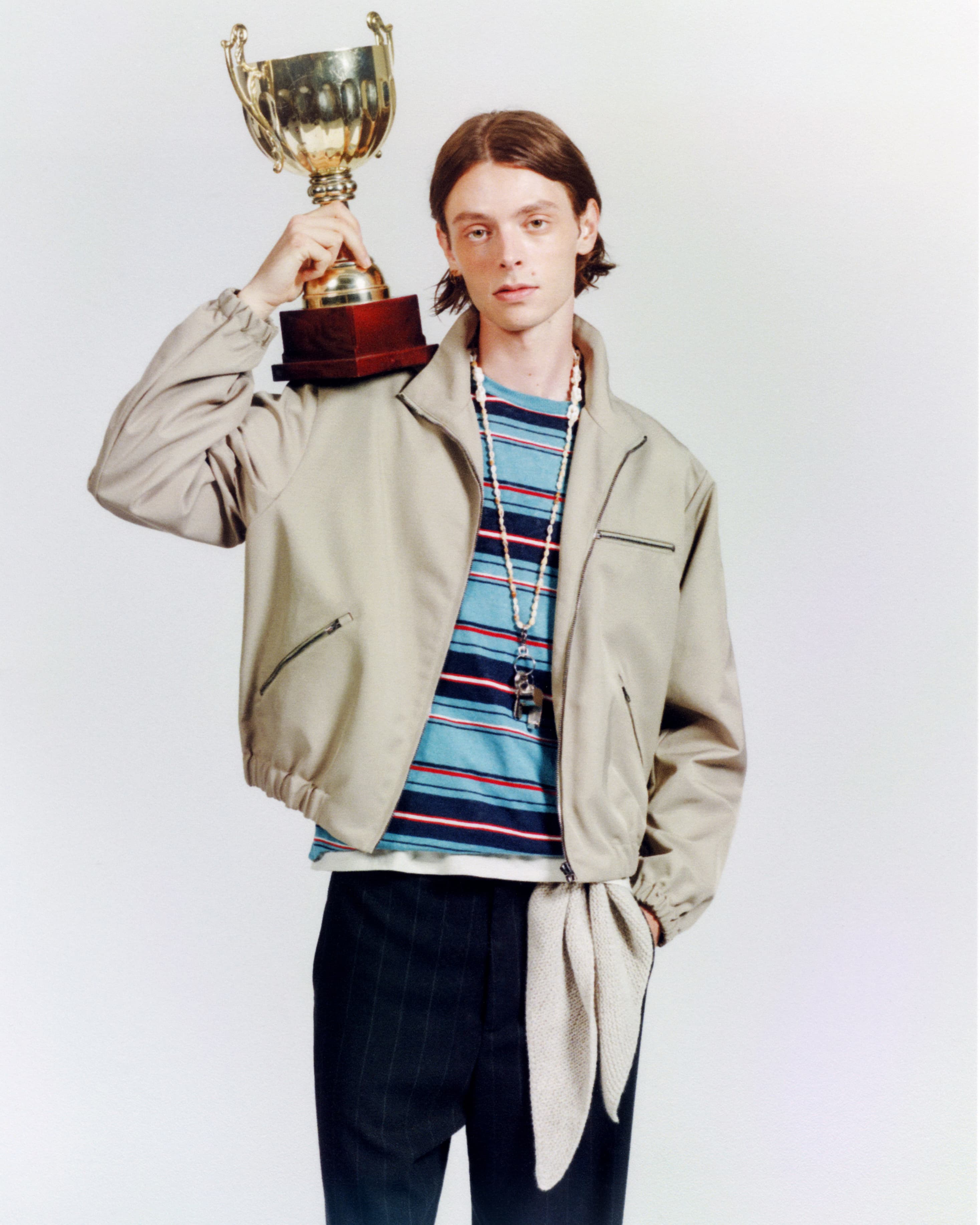 承載父愛溫度的Tomas Jacket。NT$27,500(peter wu提供)