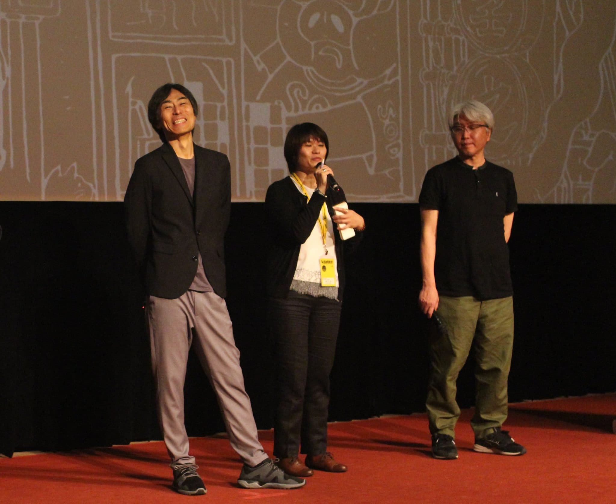 熊澤尚人(左)六年前曾帶著電影《百合心》與音樂總監安川午朗(右)來台參加高雄電影節。(天馬行空提供)