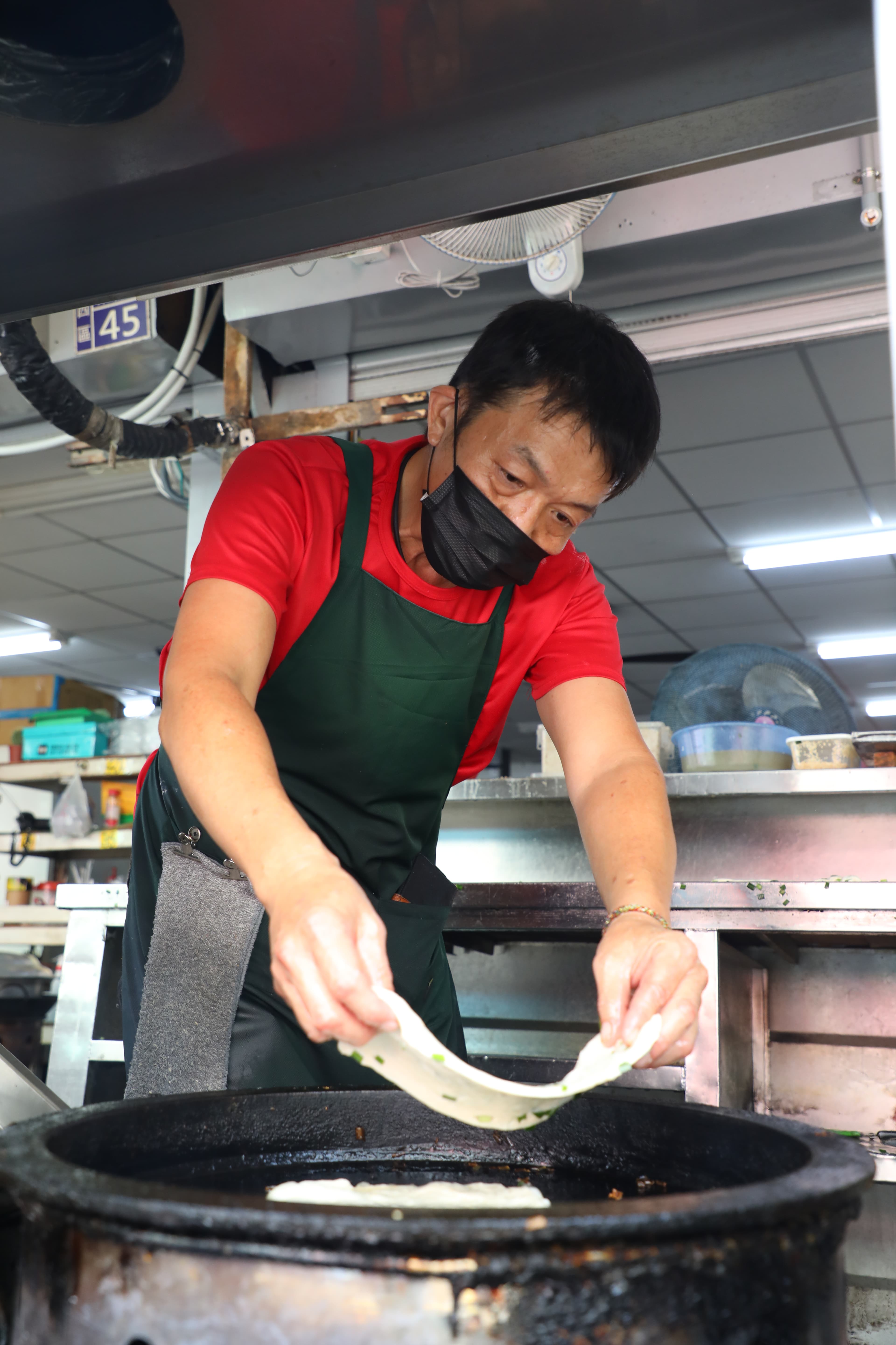每種麵點都是老闆現點現做。