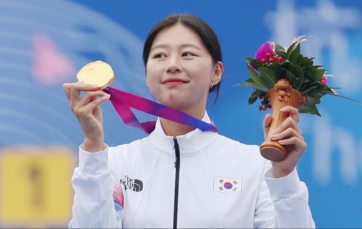南韓21歲選手林是見在女子個人排名賽中位列第一。（翻攝自＠s1hyeon._z IG）