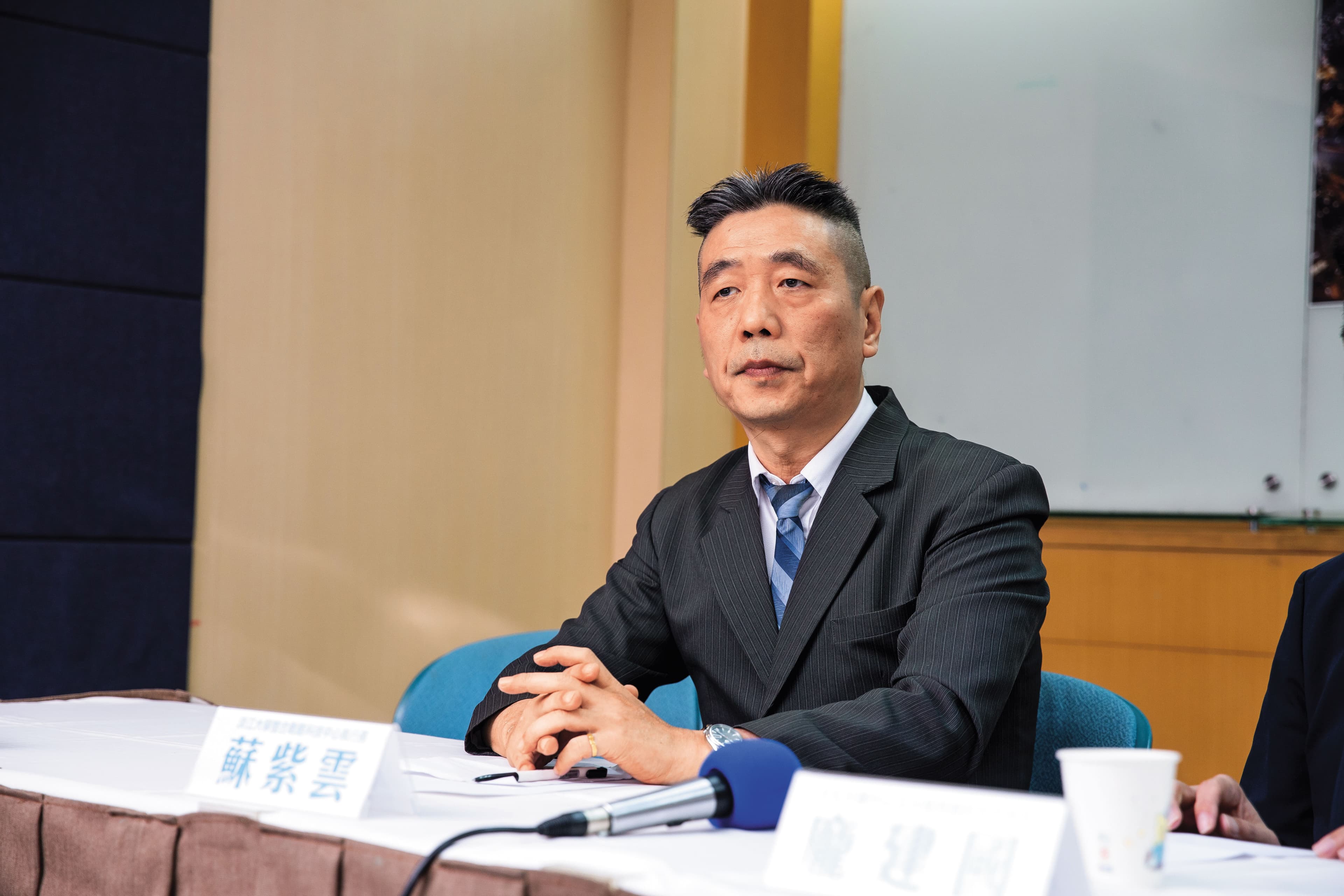 國防安全研究院國防戰略與資源研究所長蘇紫雲。(翻攝台灣新國際關係論壇)