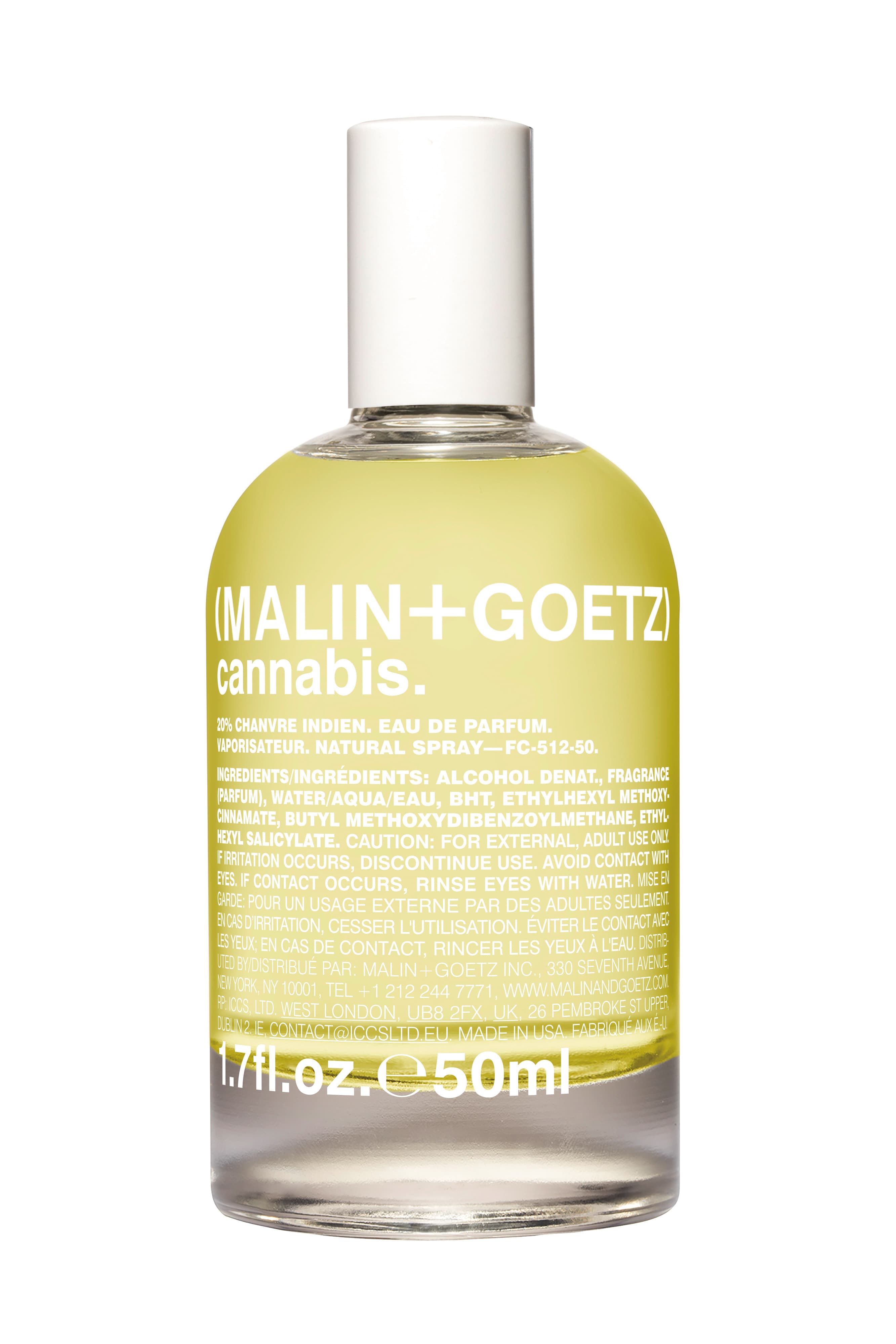 (MALIN+GOETZ)大麻草淡香精 NT$3,500╱50ml。(10X提供)