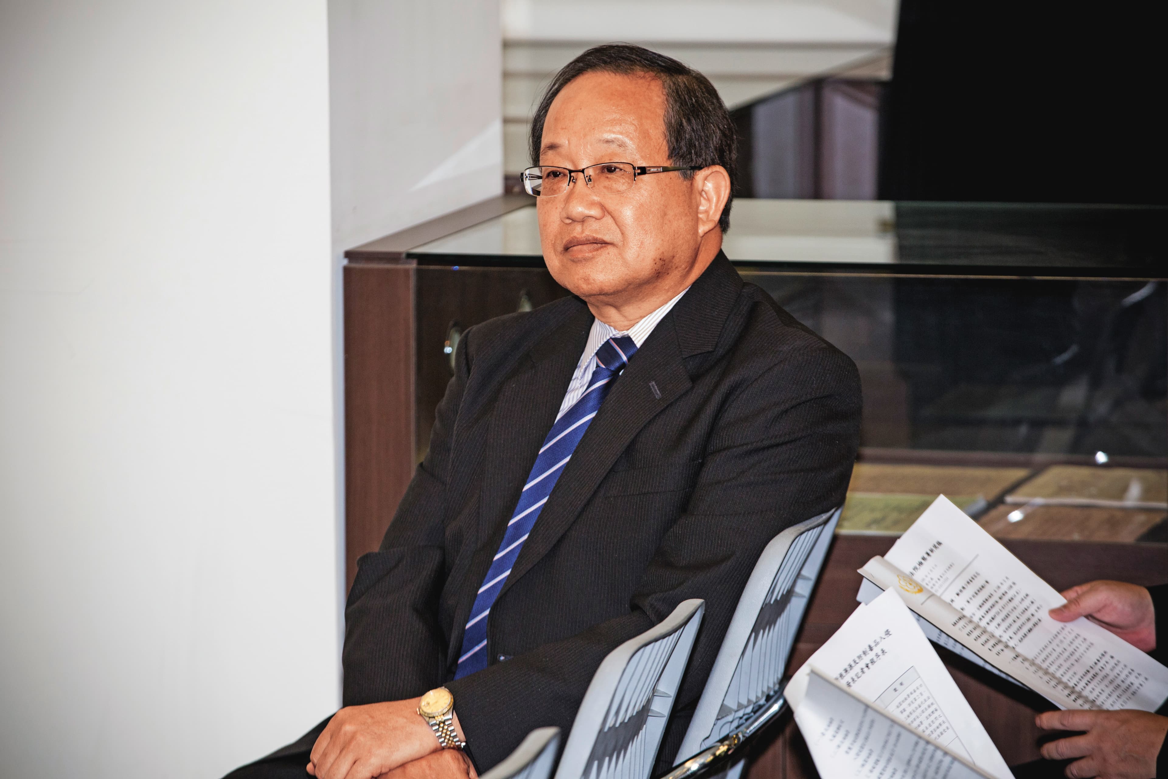 桃園地檢署前檢察長彭坤業(圖)曾遭陳嘉義指控關說,最後慘遭拔官下台。
