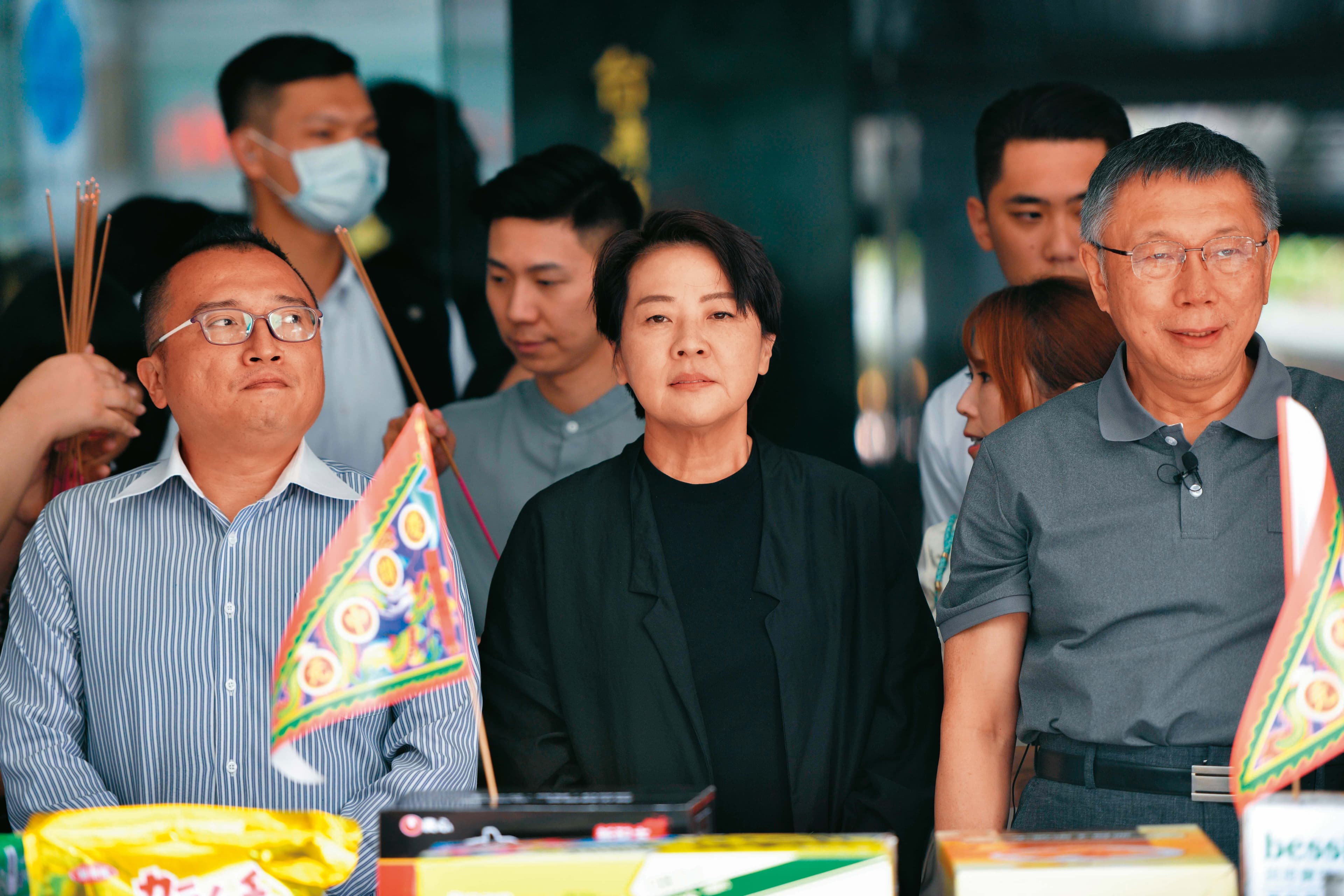 戴季全因一場訪美行擠進柯營核心圈,身為柯競選總幹事的黃珊珊卻未隨柯訪美。