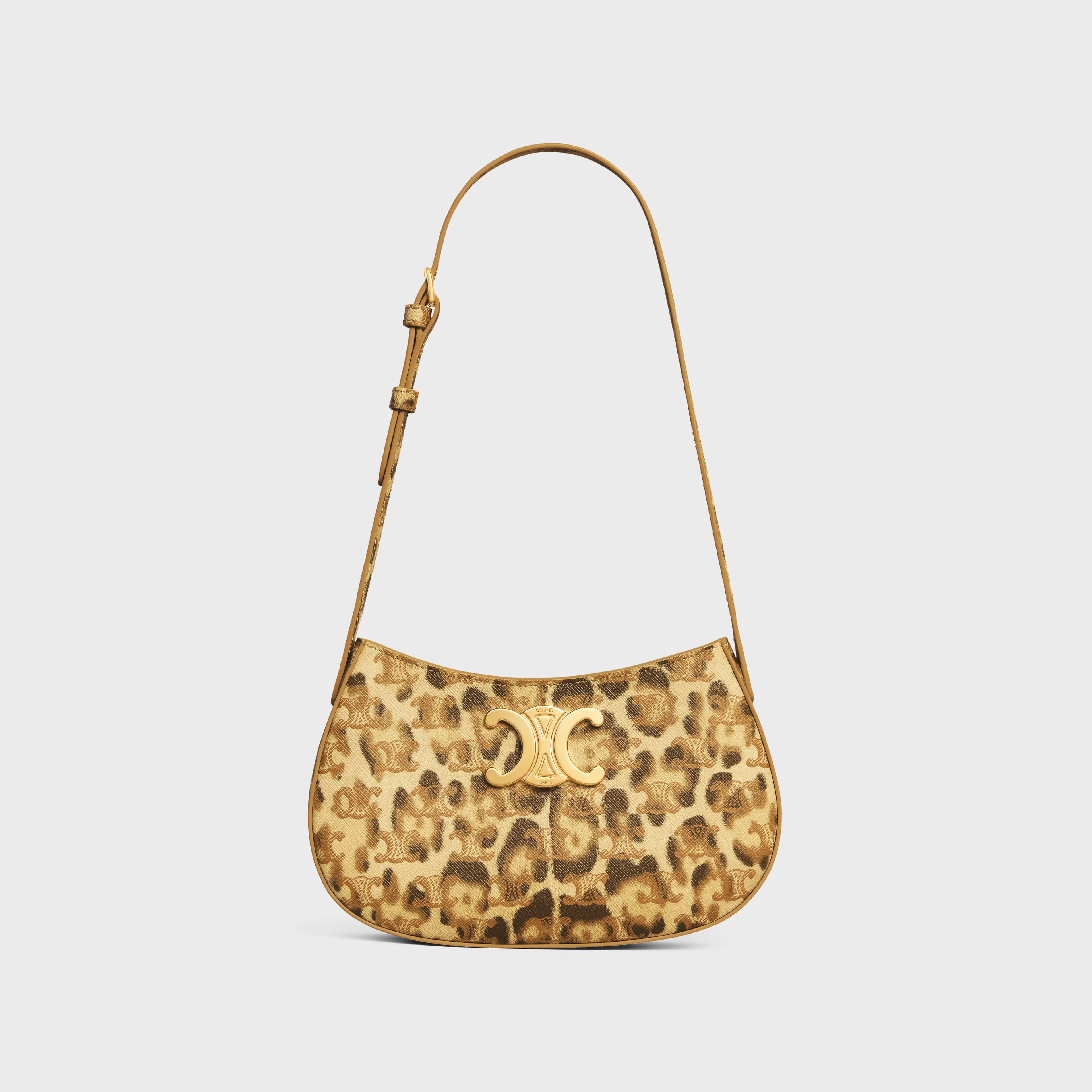 豹紋印花標誌印花中型TILLY手袋。NT$81,000(CELINE BY HEDI SLIMANE提供)