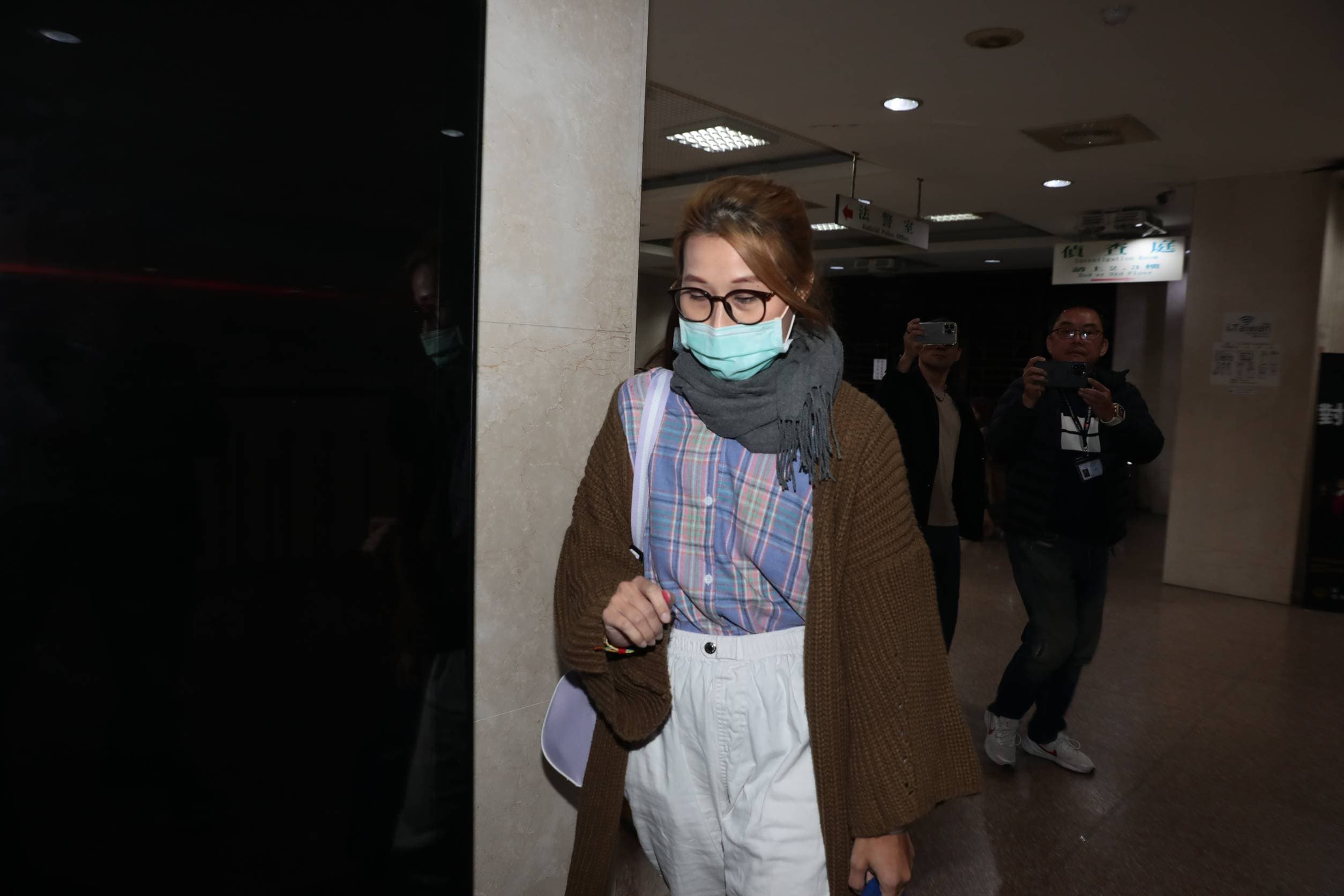 謝幸恩12日以被告身分被約談。(鏡報林煒凱)