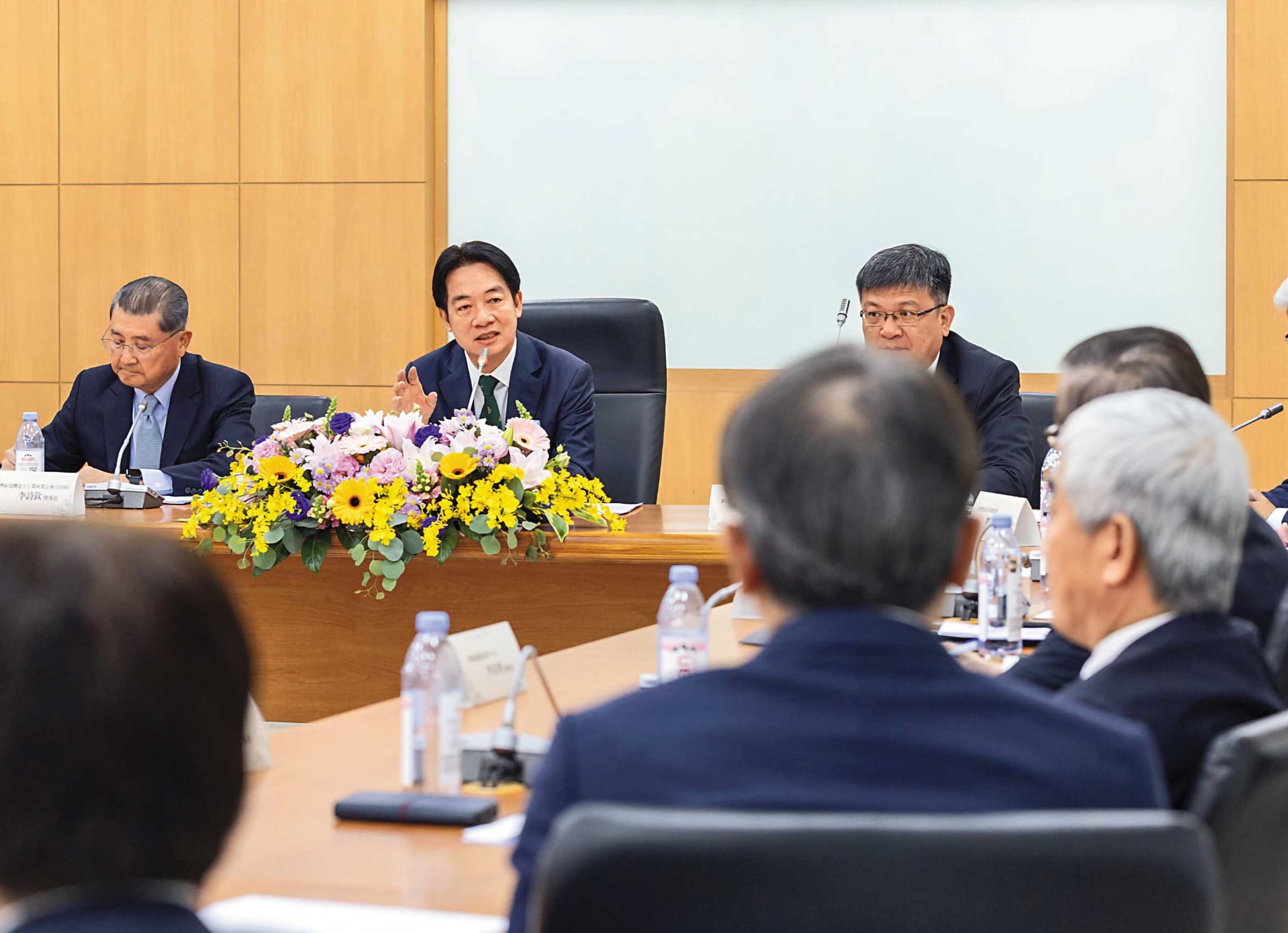 ICT是台灣輸美優勢產業,賴清德也相當關切。圖為賴去年到桃園與20家ICT資通訊業者座談。(翻攝總統府flickr)