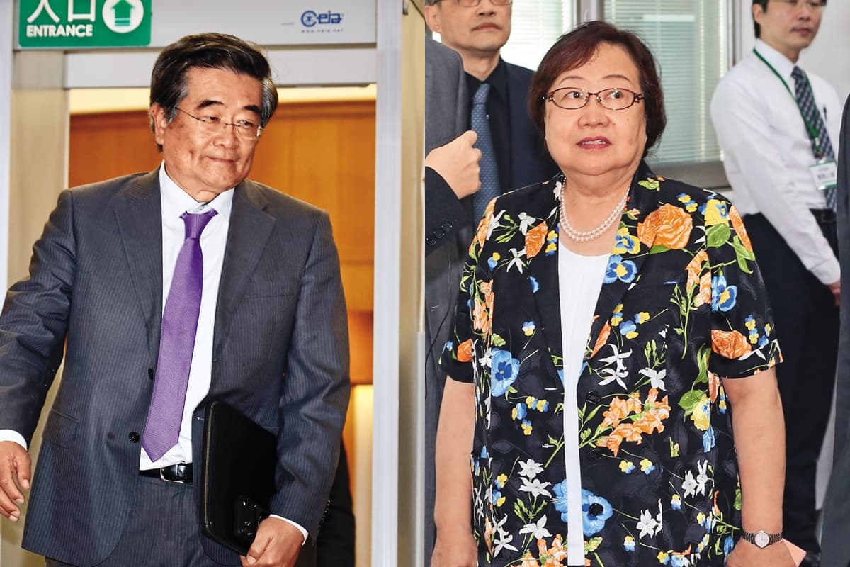長榮集團老臣戴錦銓(左圖)、柯麗卿(右圖)皆為張榮發遺囑執行人,遭張榮發基金會訴請履行張榮發「死因贈與」。
