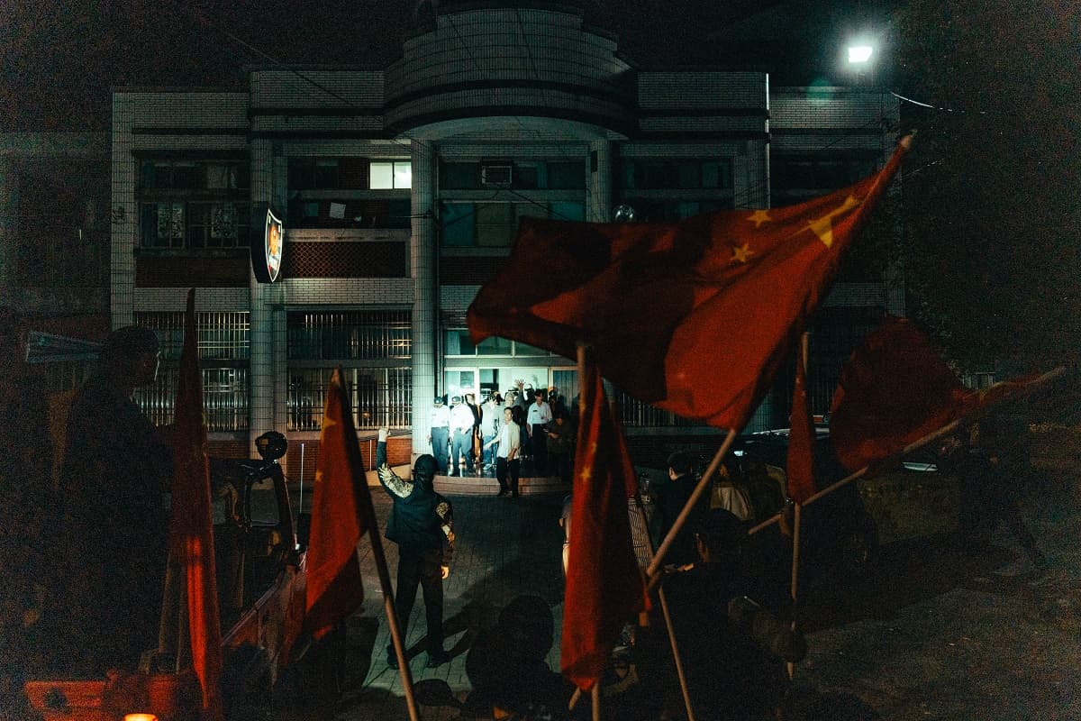 第九集〈突圍〉描繪中共第五縱隊滲透台灣破壞治安。(牽猴子提供)