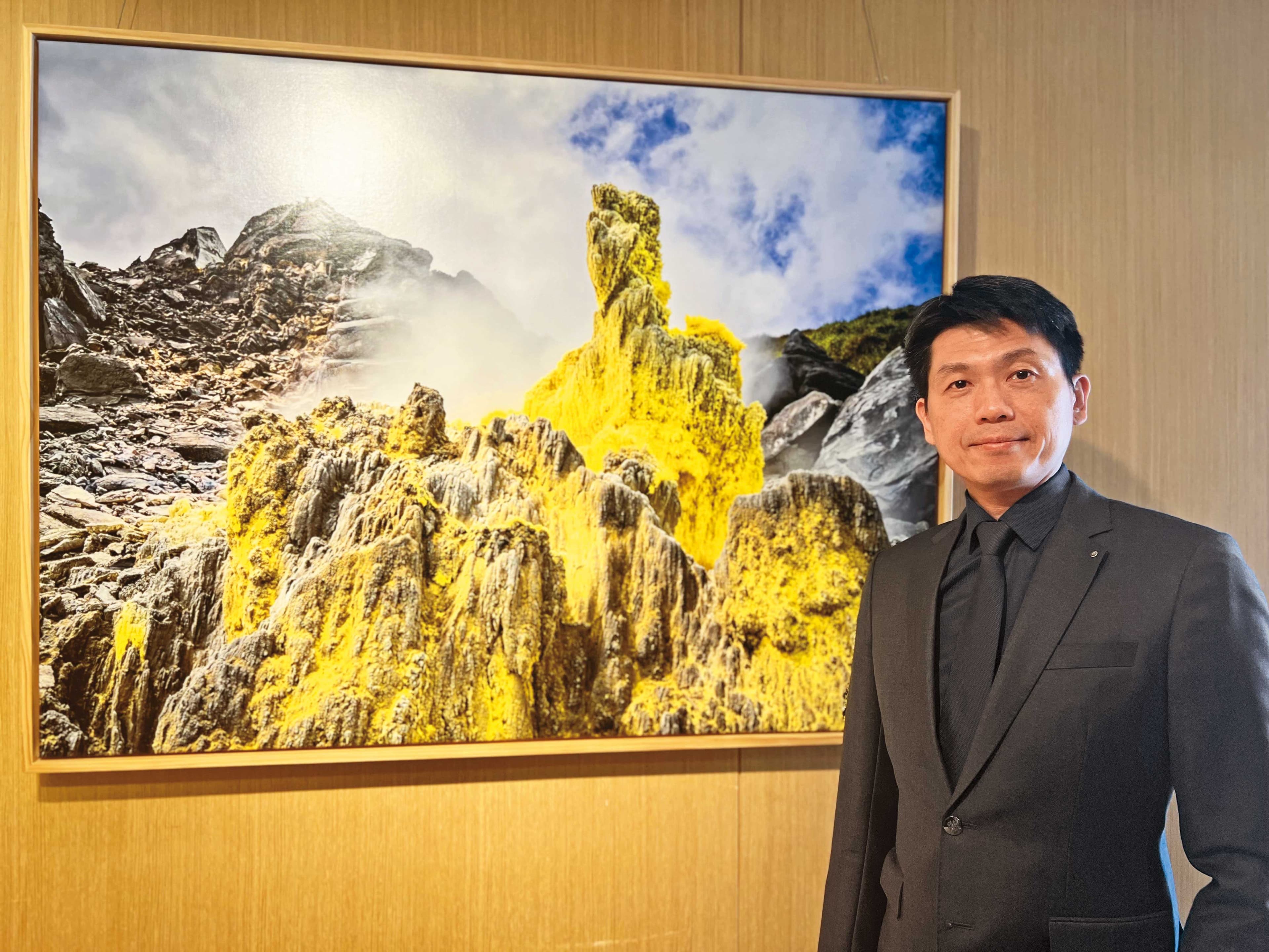將捷集團基於社會責任決定從建築業跨足綠能事業,因而大舉投資結元能源。圖為董事長林嵩烈。(將捷集團提供)