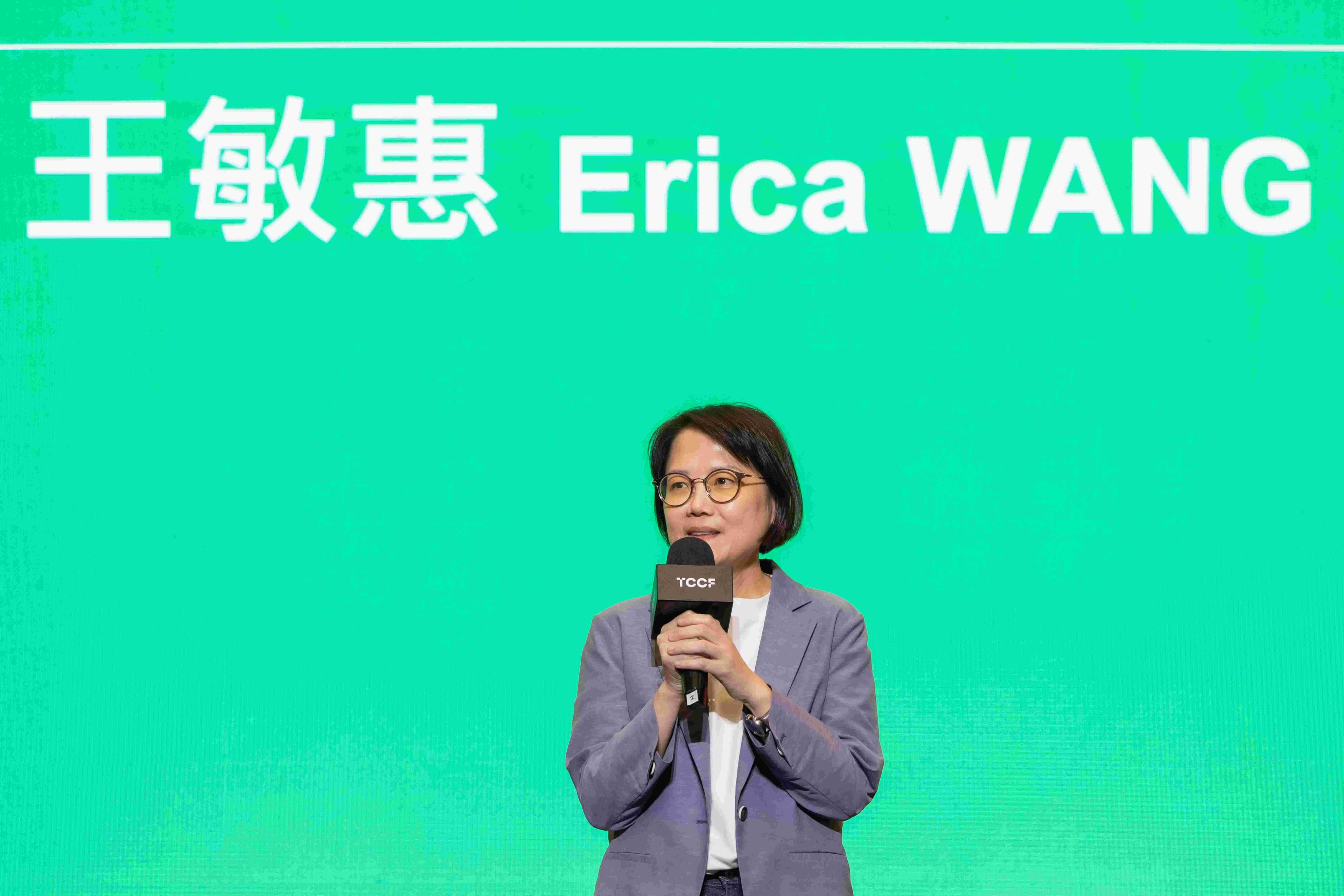 文策院長王敏惠出席頒獎典禮表示, TCCF 越來越受到國際市場關注。(文策院提供)