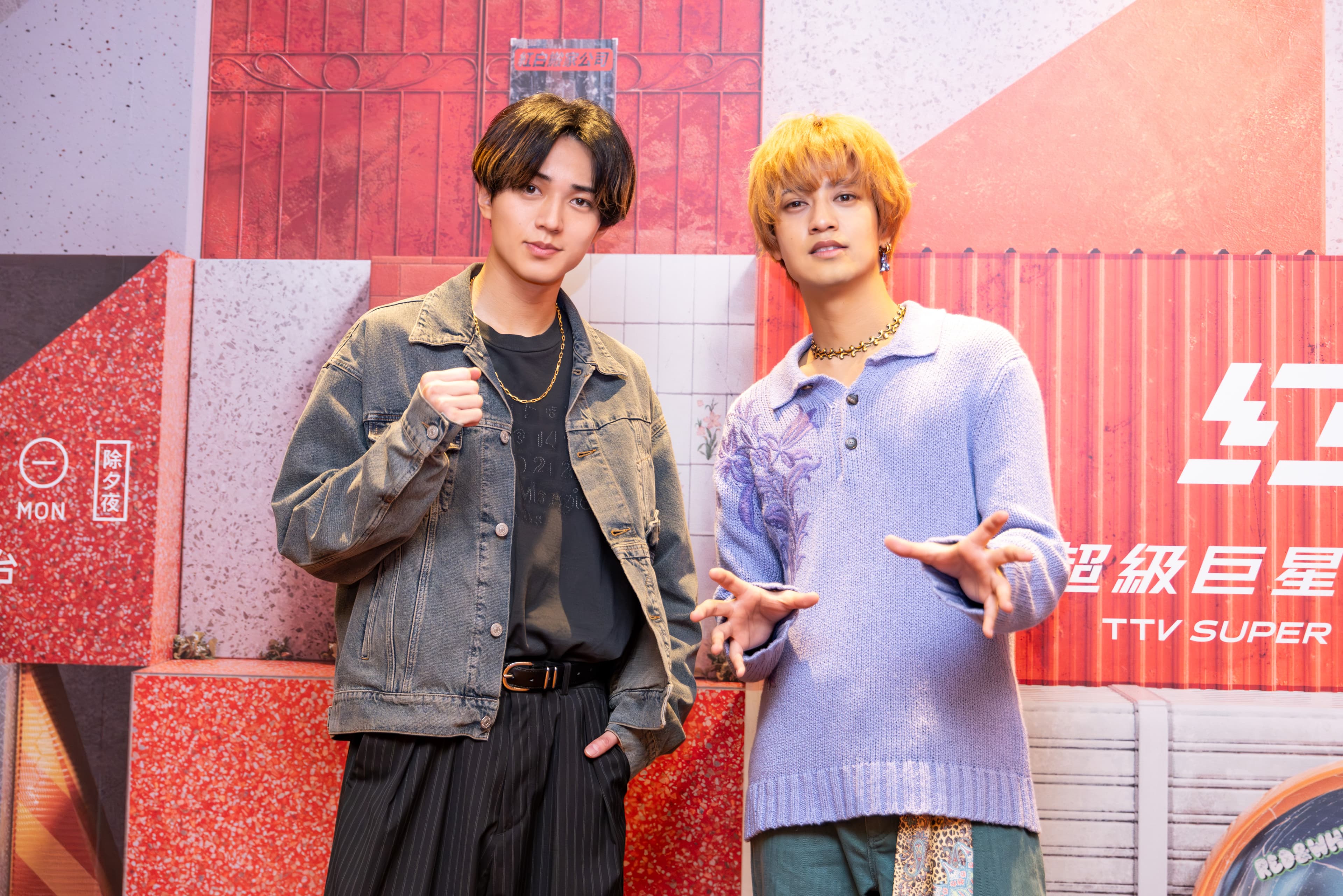 King & Prince 成員 永瀨廉 與 高橋海人接受台媒訪問。（環球音樂提供）