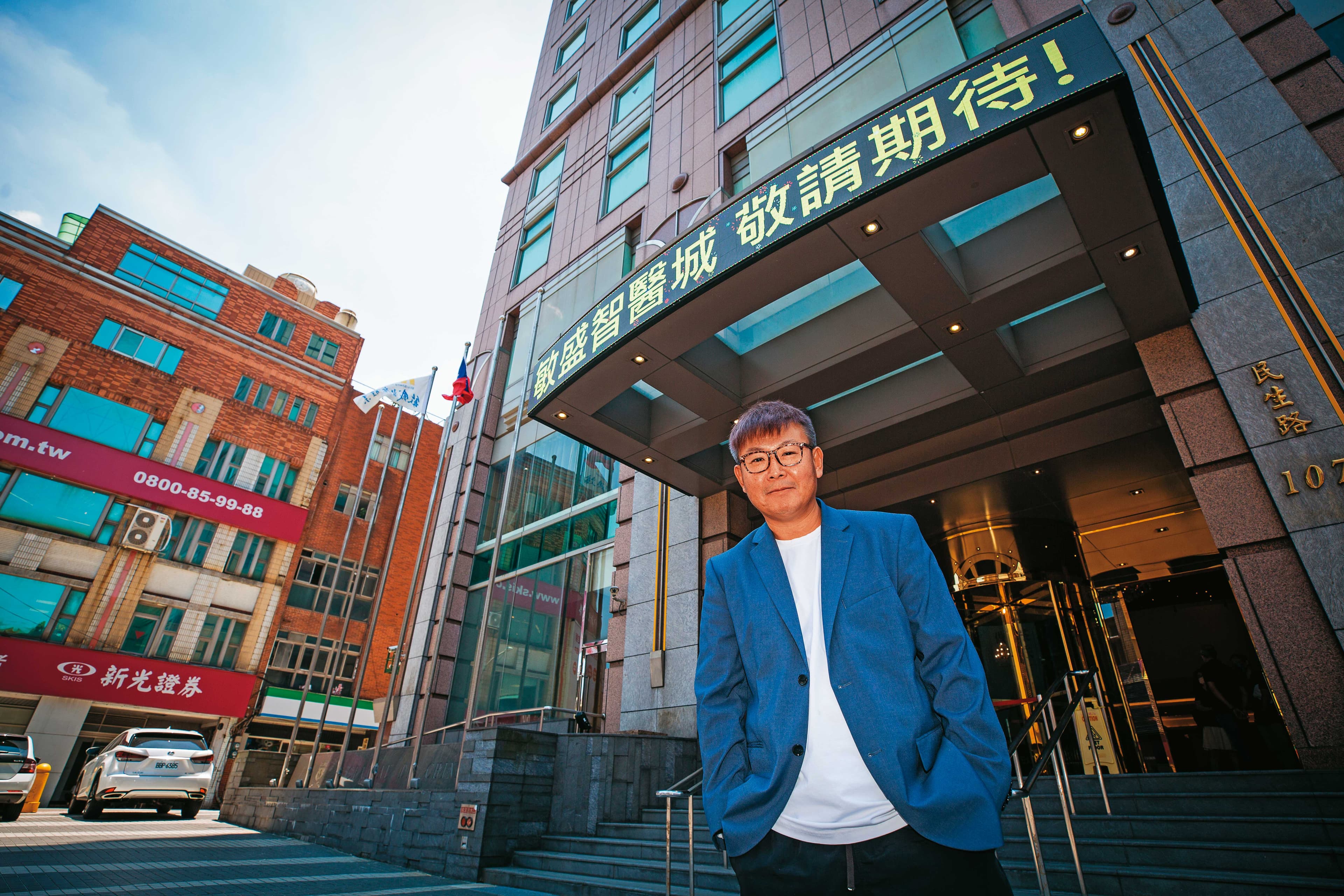 敏盛醫療事業布局完整，2018年拿下躍獅100％股權。圖為敏盛醫療體系執行長楊弘仁。