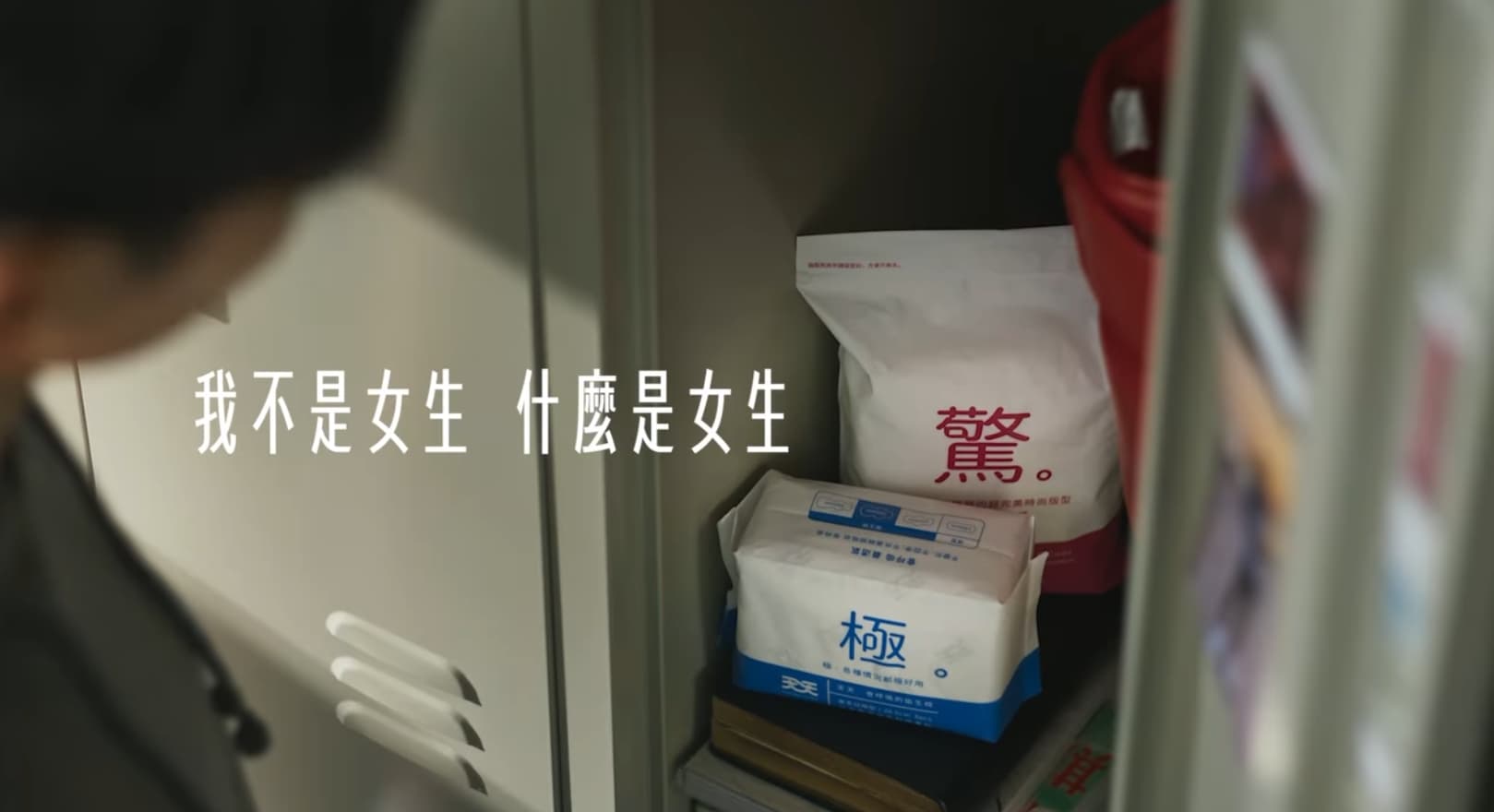 林郁婷為天天衛生棉拍攝代言形象廣告。(翻攝自臉書)