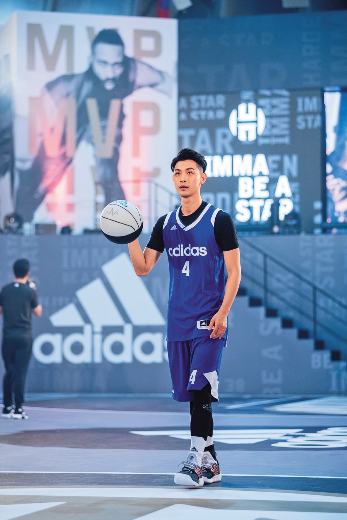連晨翔對自己要求嚴格,希望努力達到工作最完美狀態。(adidas提供)
