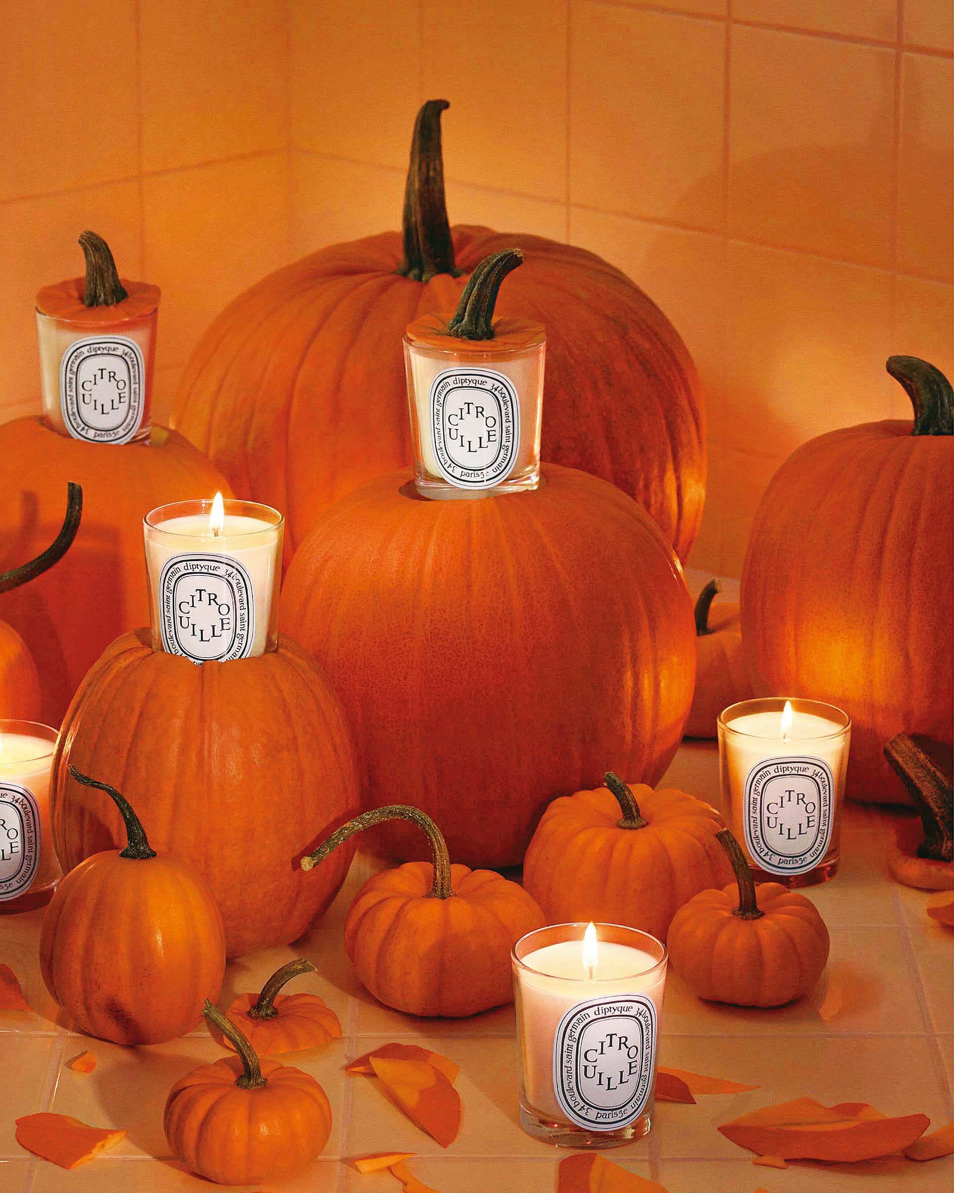 Diptyque限量南瓜香氛蠟燭 NT$2,300/190g。(10/10 APOTHECARY提供)