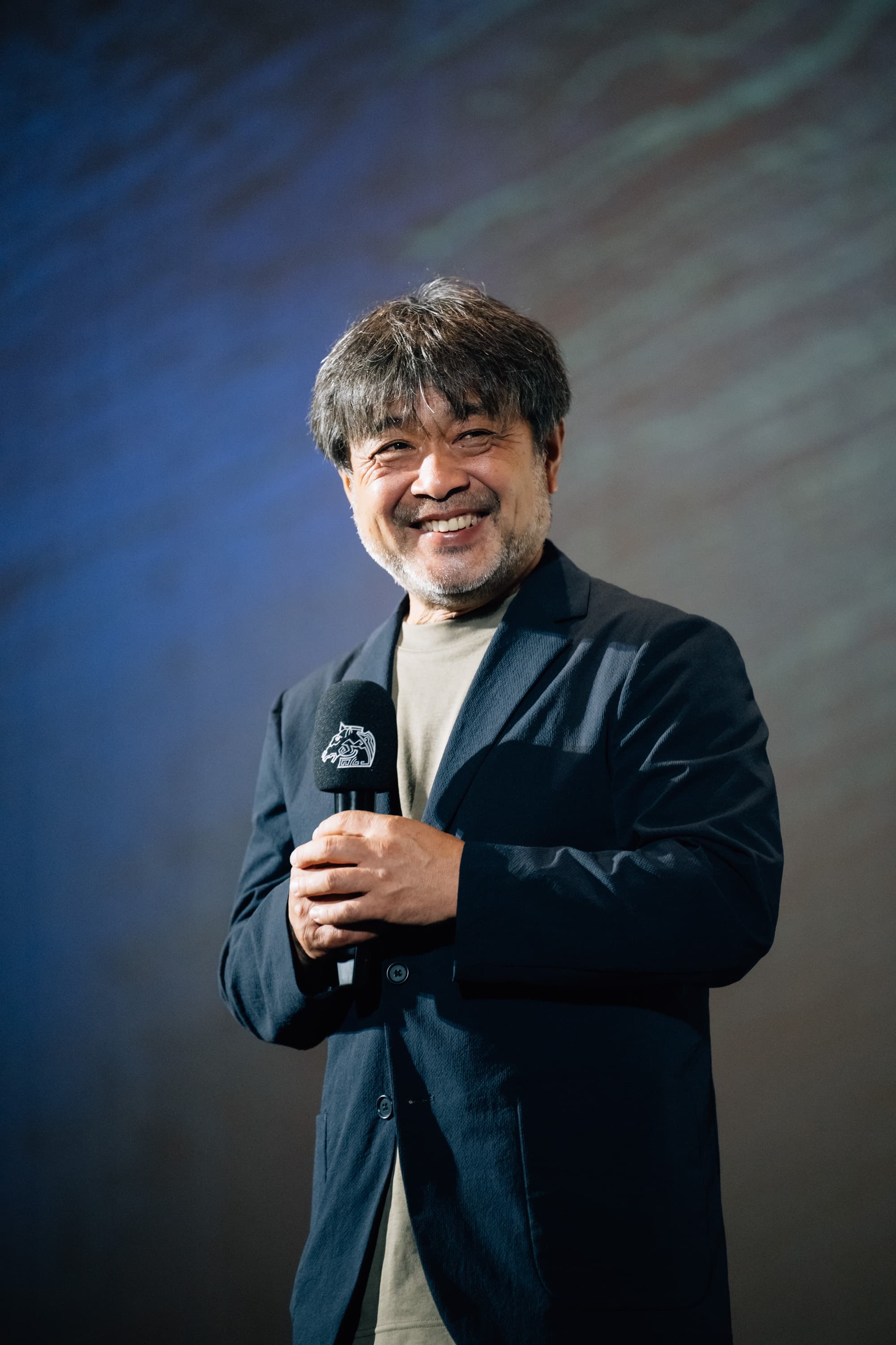 岸善幸導演很開心作品能在東京國際影展獲得肯定,他認為獲獎顯示《(非)一般欲望》題材是世界通用的。(金馬影展提供)