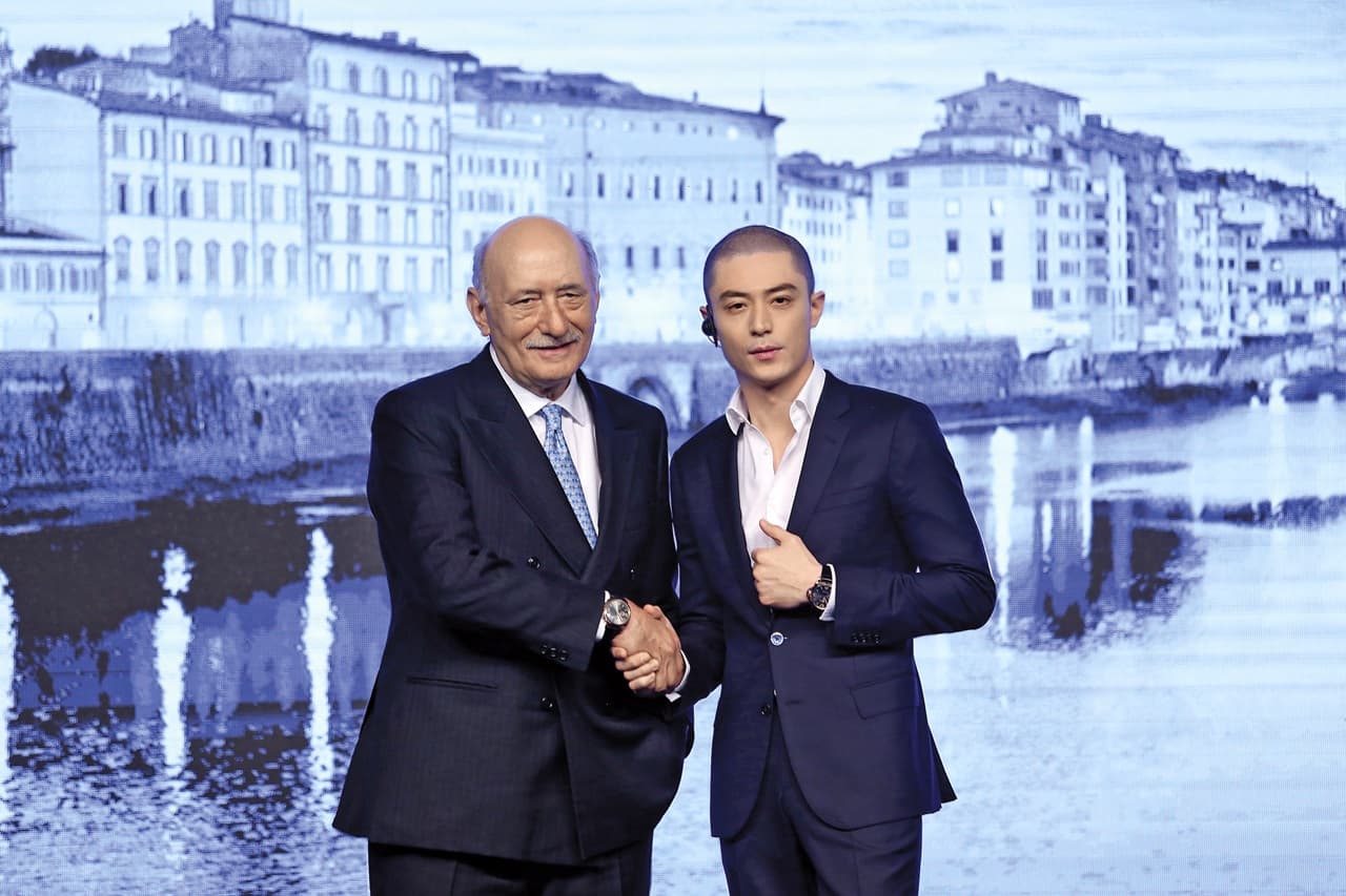 沛納海總裁Angelo Bonati讚霍建華紳士又努力,表示找他當代言人,十分榮幸。
