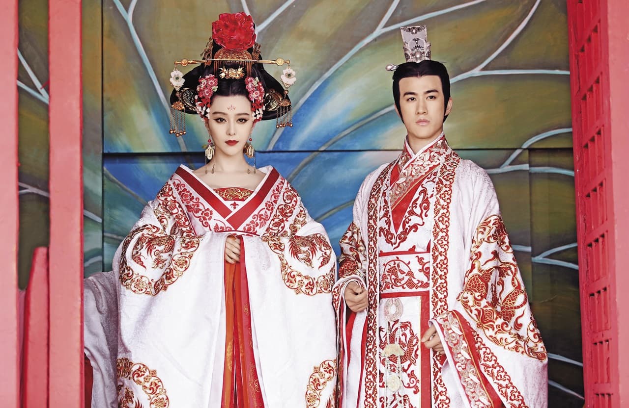 中視以每集75萬元購入《武媚娘傳奇》,用低成本外劇取代自製,同時大賺冠名費。(中天提供)