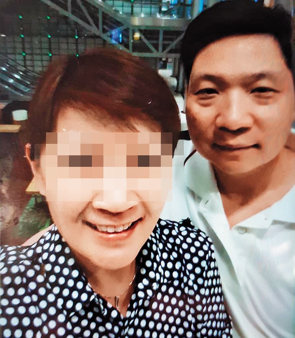 許世龍(右)10多年前也因與一名人妻(左)偷情,被太太抓姦後離婚。(翻攝自臉書)