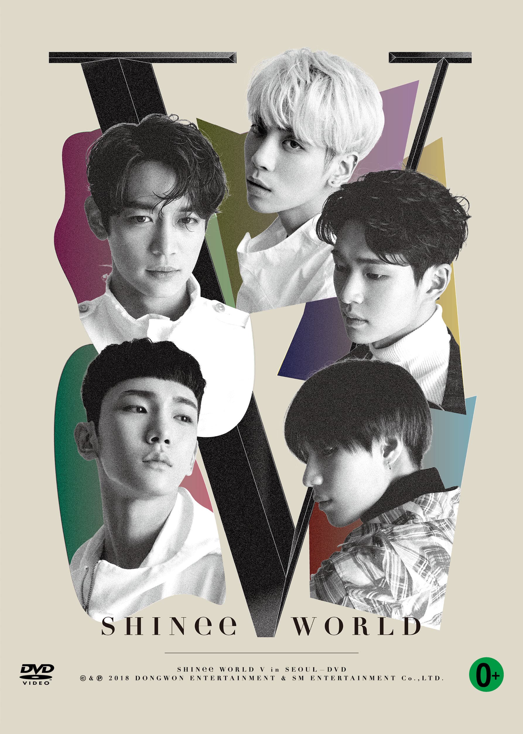 出道10年的SHINee推出演唱會DVD,收錄離世的鐘鉉在舞台上的炫目身影。(avex taiwan提供)