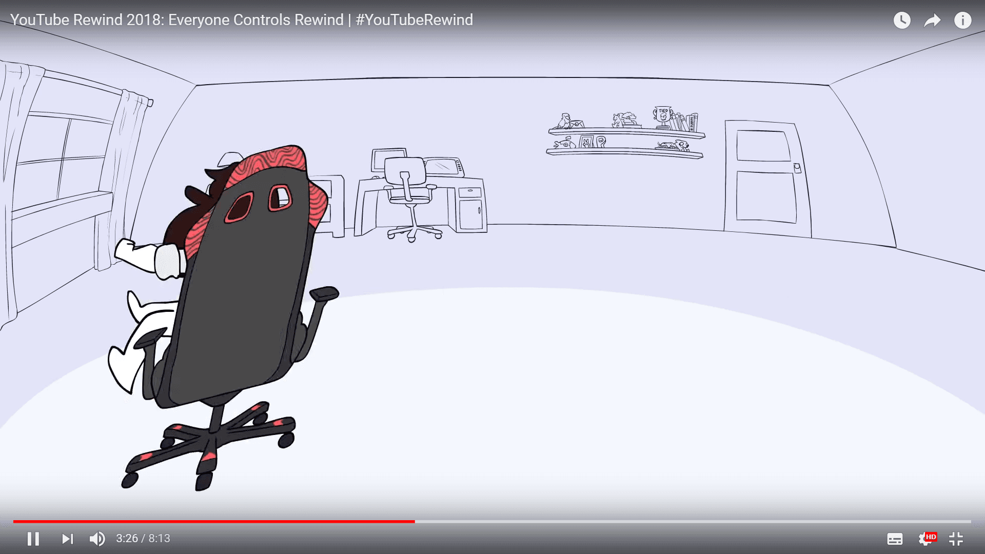 觀眾眼尖驚喜地發現動畫偷偷置入了 PewDiePie 的椅子。PewDiePie 對此則打趣地說:「不知道官方到底知不知道這是我的椅子?」、「我的椅子比我還有人氣,是時後退位給椅子了。」