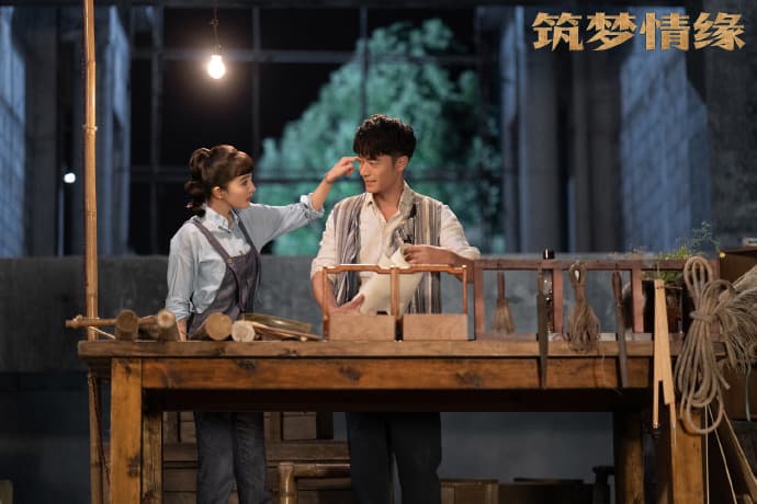 霍建華與楊冪已是第3度合作,但《築夢情緣》收視率卻不理想。(翻攝自築夢情緣微博)