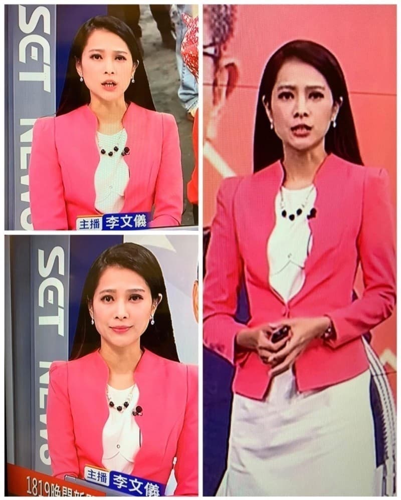 李文儀日前因服飾搭配映托成一隻吉娃娃在PTT上引發熱議。(翻攝PTT)