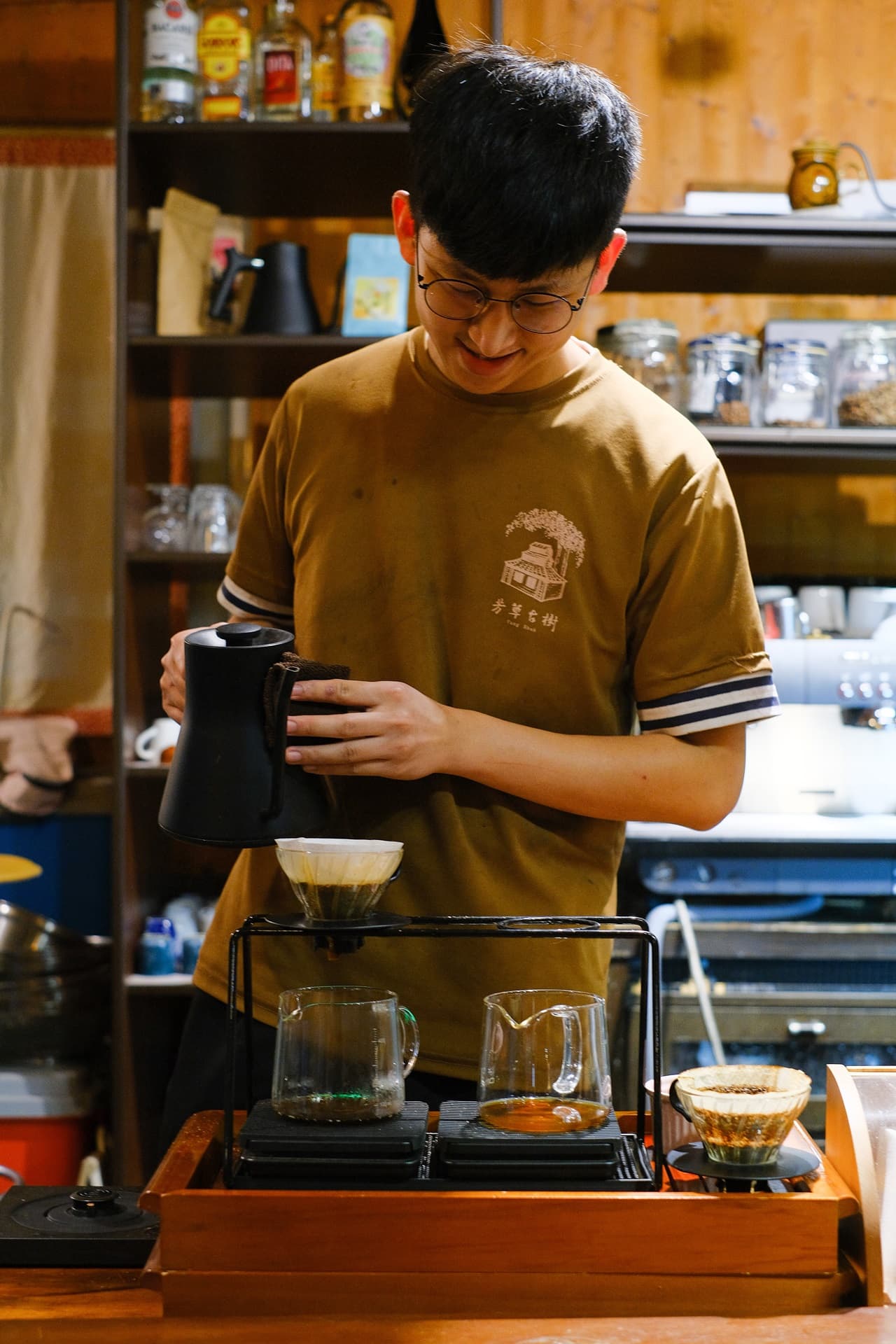 回來接手的小兒子,熱衷於精品咖啡。