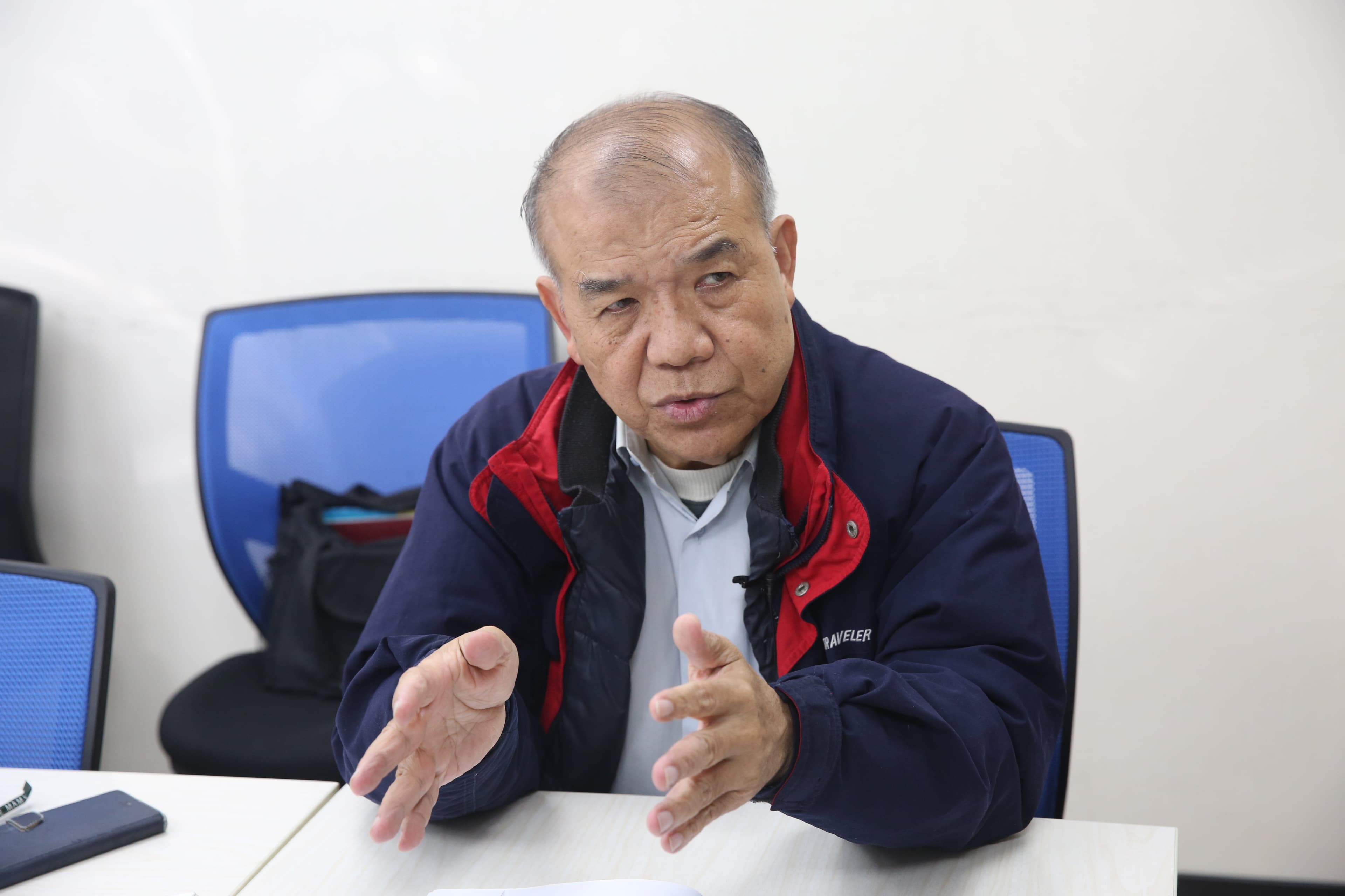 前台北市警局鑑識中心主任謝松善(圖)對女童命案順利偵破,感到欣慰。