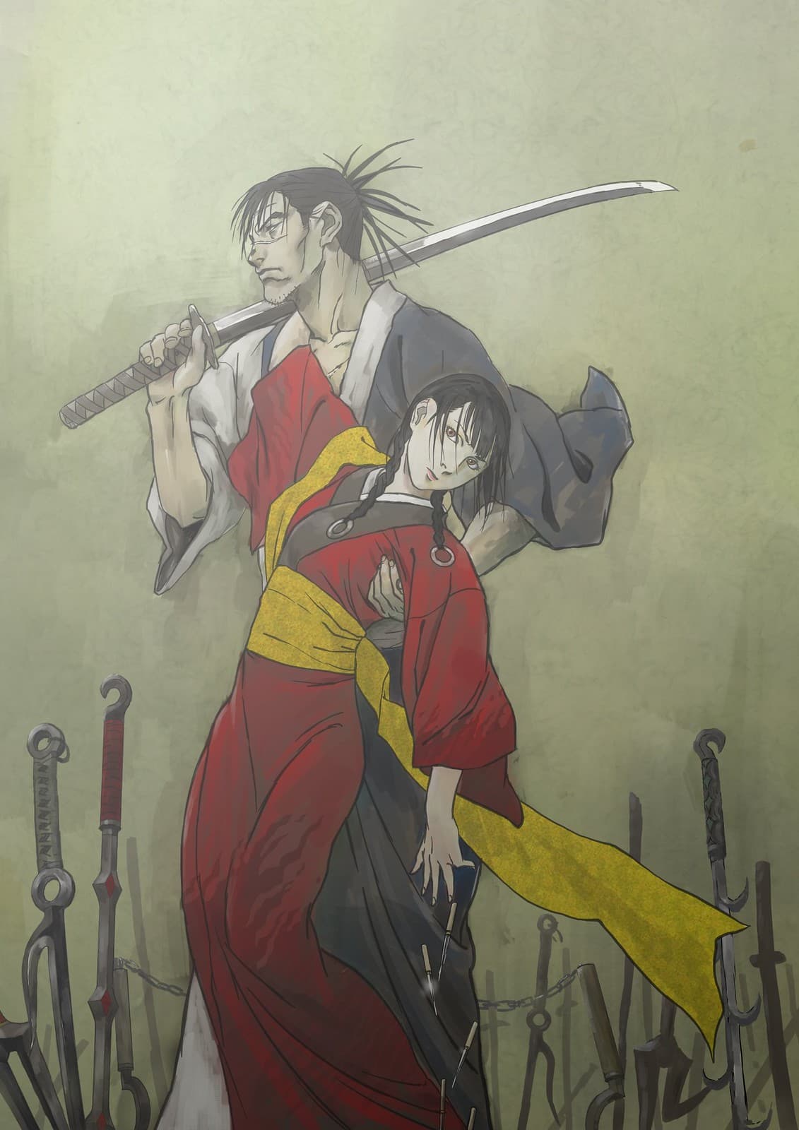 本季新番中畫風最特別的作品之一。