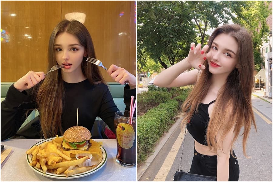 正妹埃蓮娜在IG有114萬的粉絲追蹤,YouTube上也有超過61萬訂閱。(翻攝IG elina_4_22)