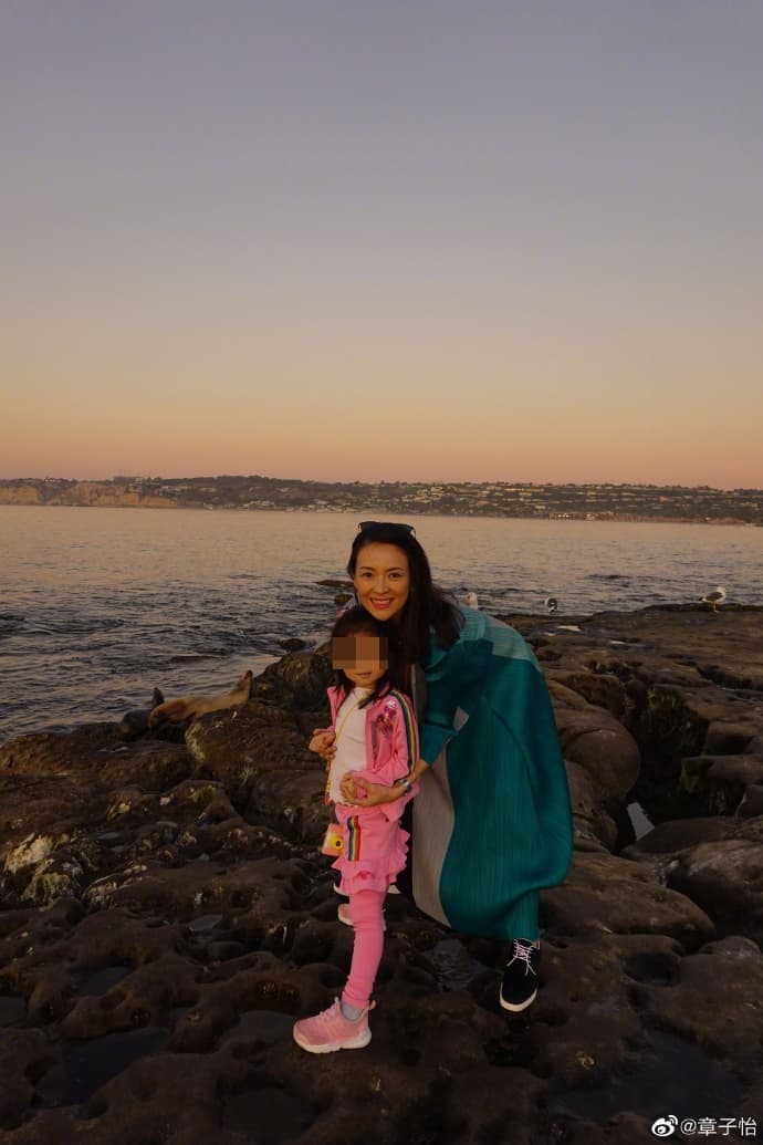 章子怡與汪峰所生的女兒醒醒,如今已5歲大。(翻攝自章子怡微博)