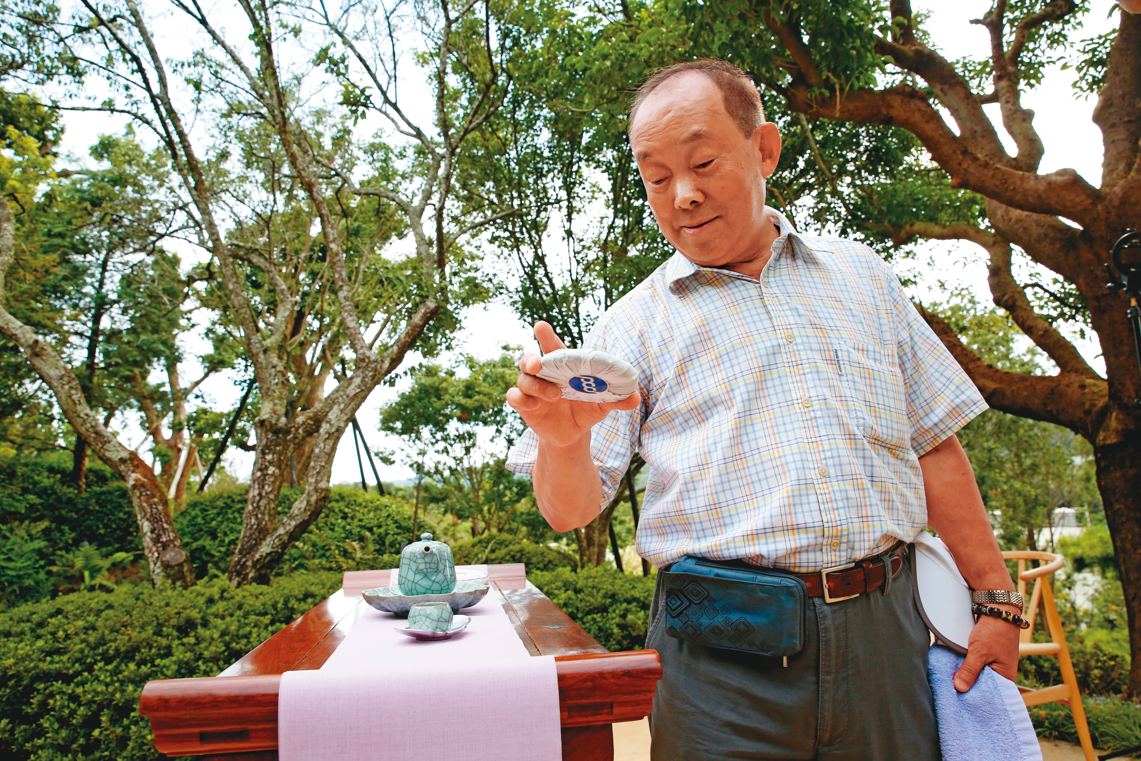 蔡其建6年前從寶成退休,爾後就開始籌劃他的茶藝事業。