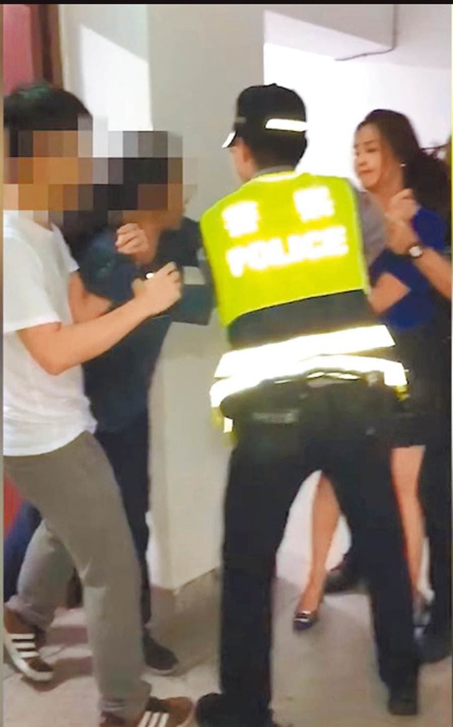 法官認為李婉鈺「公然挑戰警察執法公權力,對國家法治造成相當程度的震撼及破壞」。(翻攝畫面)