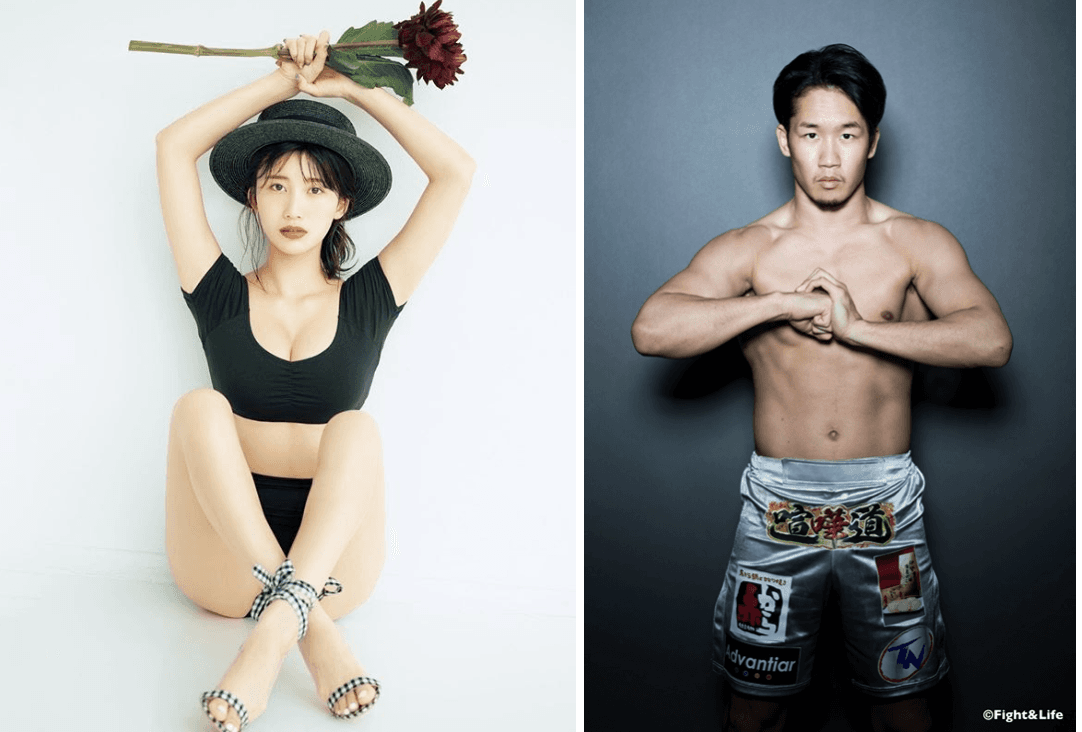 小倉優香(左)被爆倒追朝倉未來(右),害得男方與老婆在去年底離婚。(翻攝自小倉優香IG、www.fitnesslove.net)
