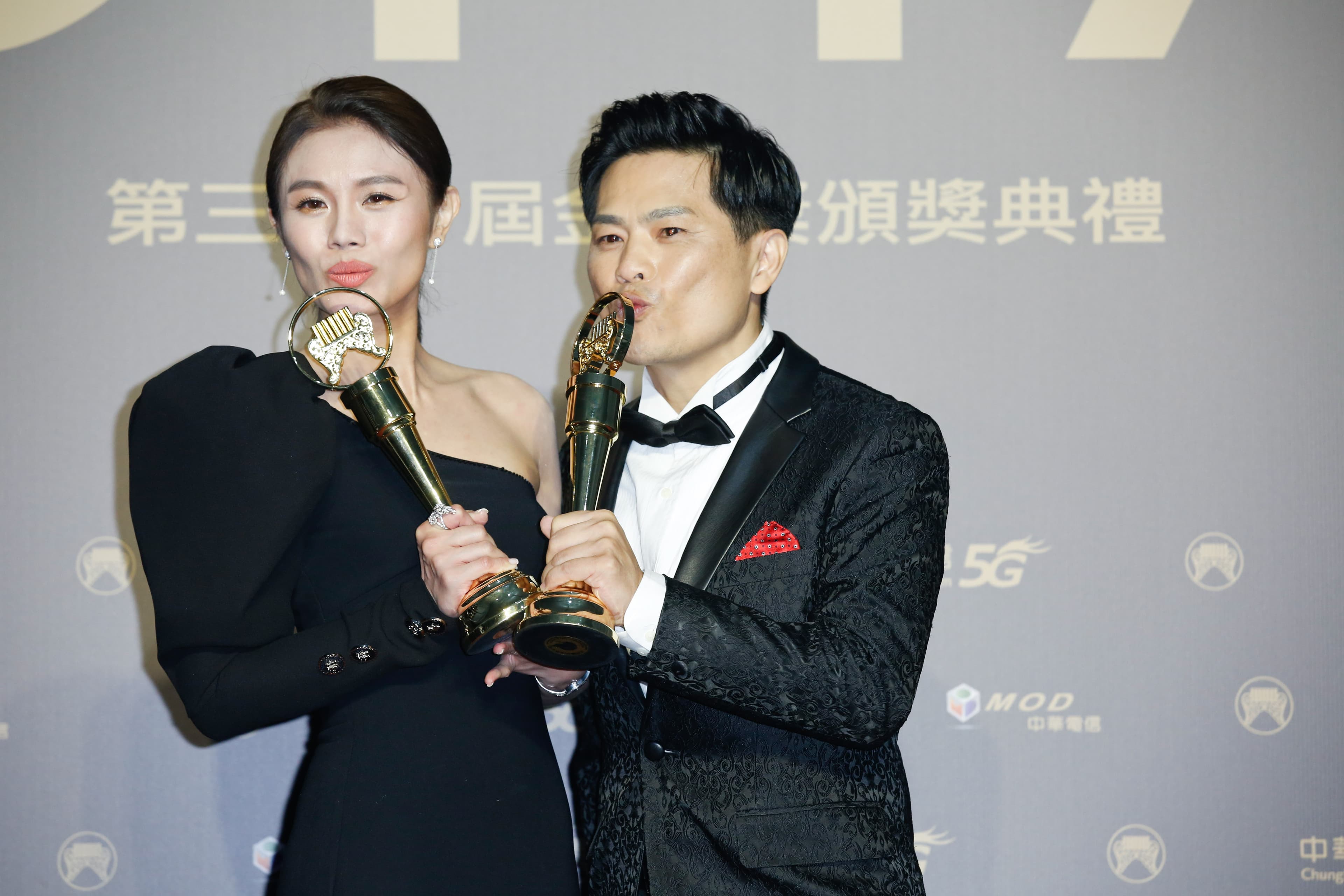 蘇明淵、朱海君是今年台語歌王、歌后,兩人致詞時都相當感念父親,表示要將獎項獻給自己的爸爸。
