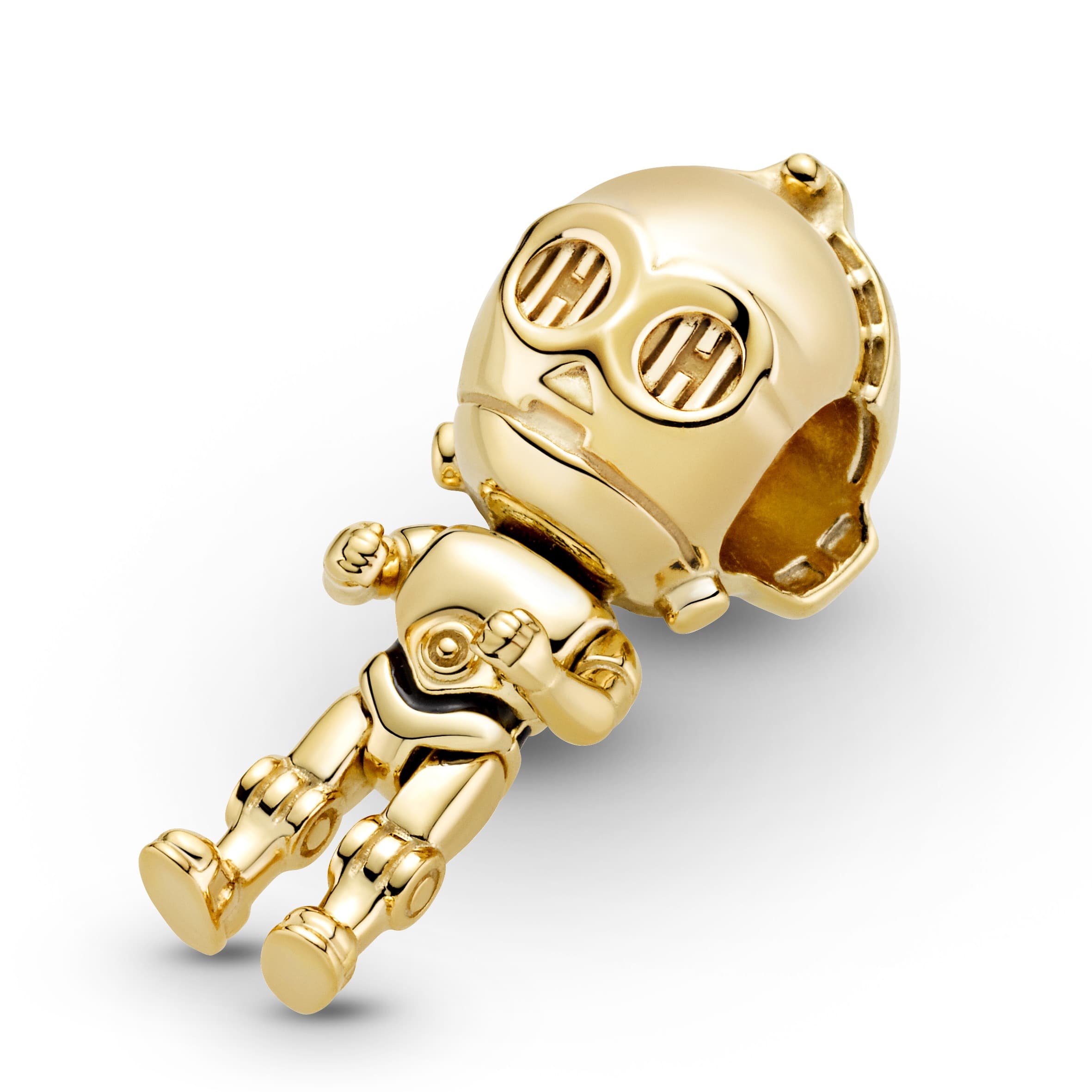 星際大戰「C-3PO」造型串飾。NT$3,280(PANDORA提供)