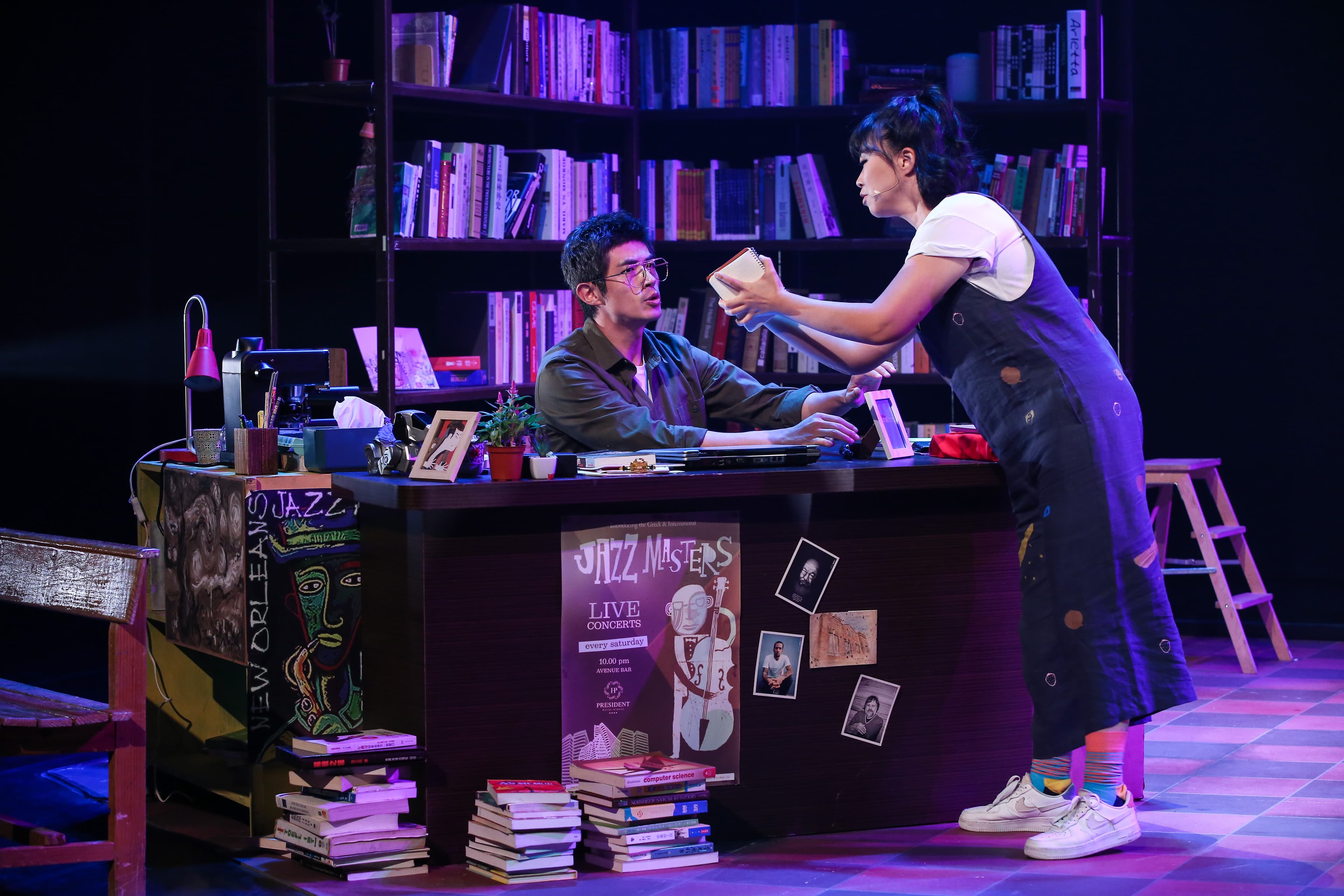 《不讀書俱樂部》音樂劇累積演出84場,今年10月推出第3集,由梁正群(左)擔任男主角。