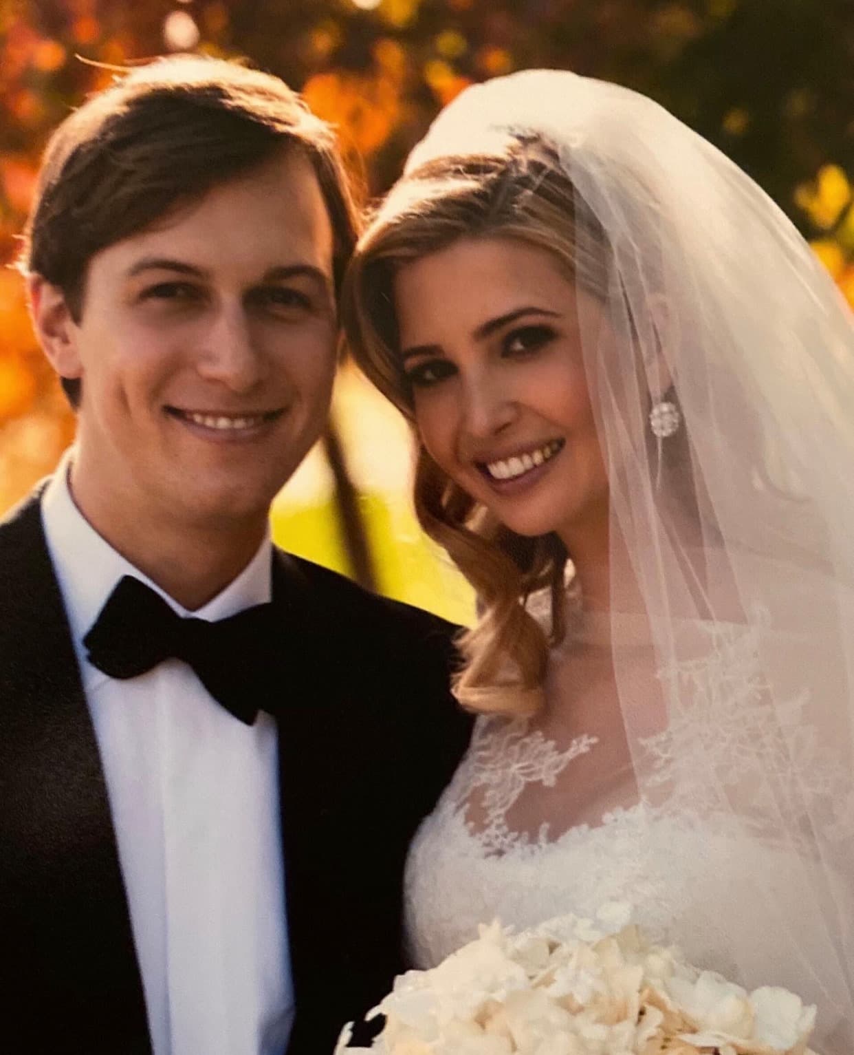 伊凡卡與夫婿庫許納結婚於2009年。(翻攝Ivanka Trump臉書)