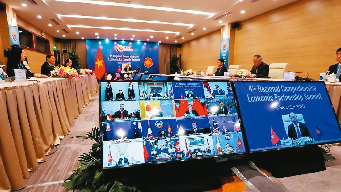 歷經8年,東協為主的亞太15國終於簽署RCEP,可能衝擊我國產業。(翻攝維基百科)