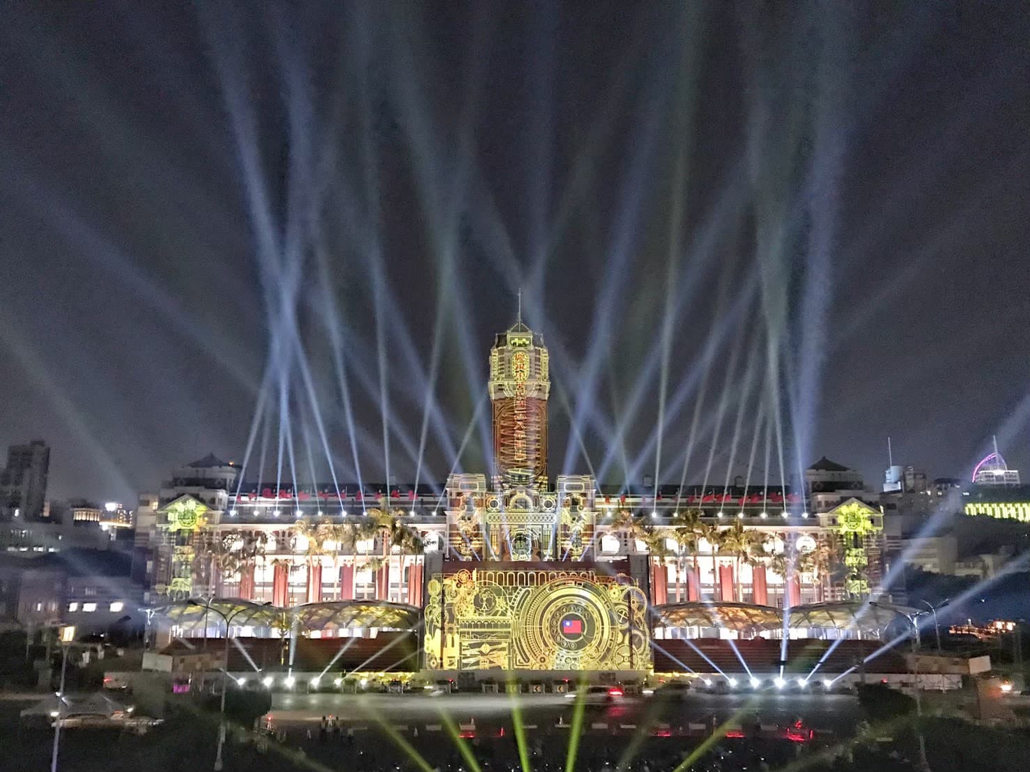 2019總統府國慶光雕展演榮獲德國紅點設計獎。(文化總會提供)