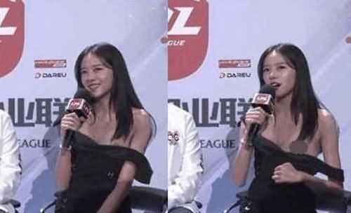 駱歆過去也曾因露點博上版面。(翻攝自微博)